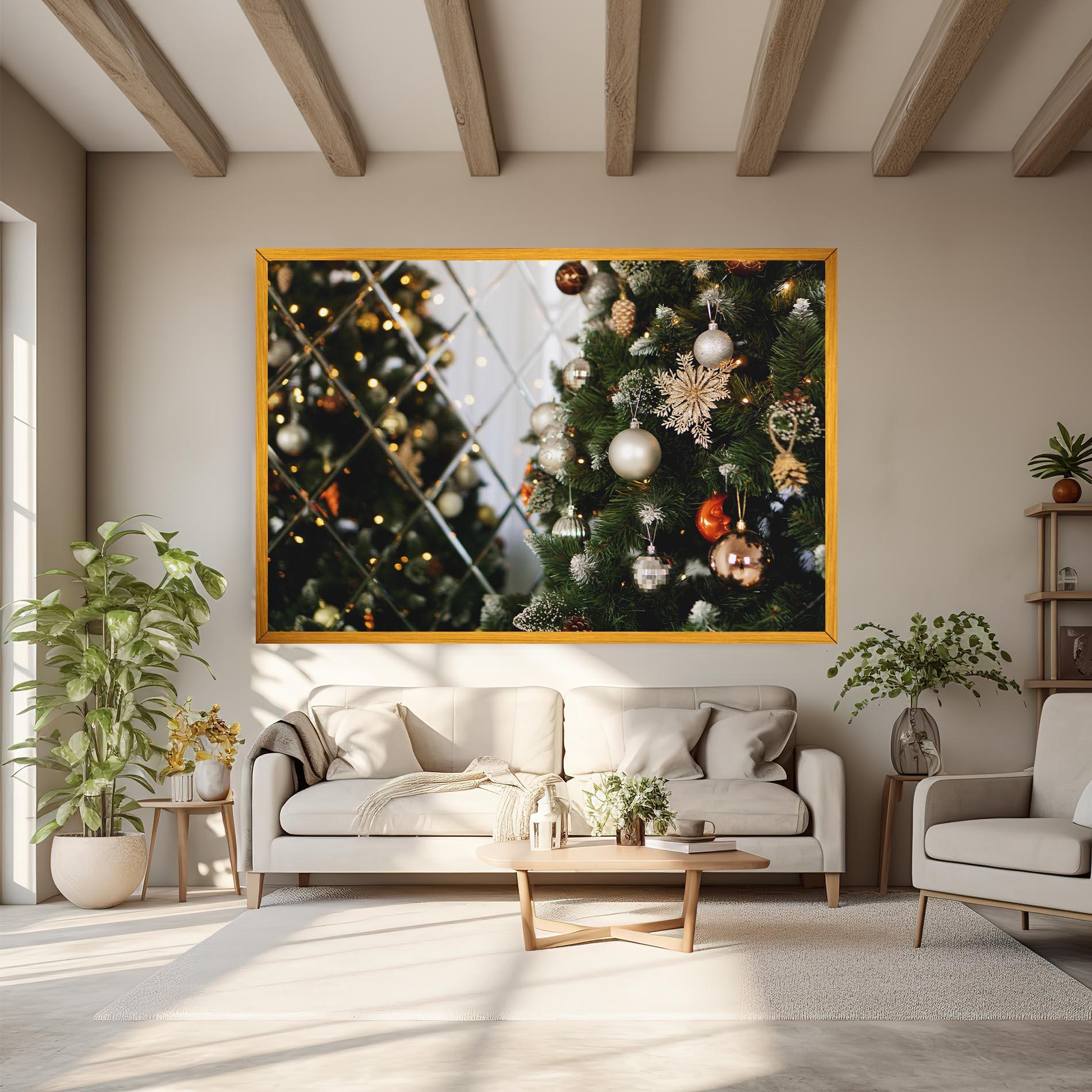 Tablou Canvas Christmas Decor Tree mockup 6