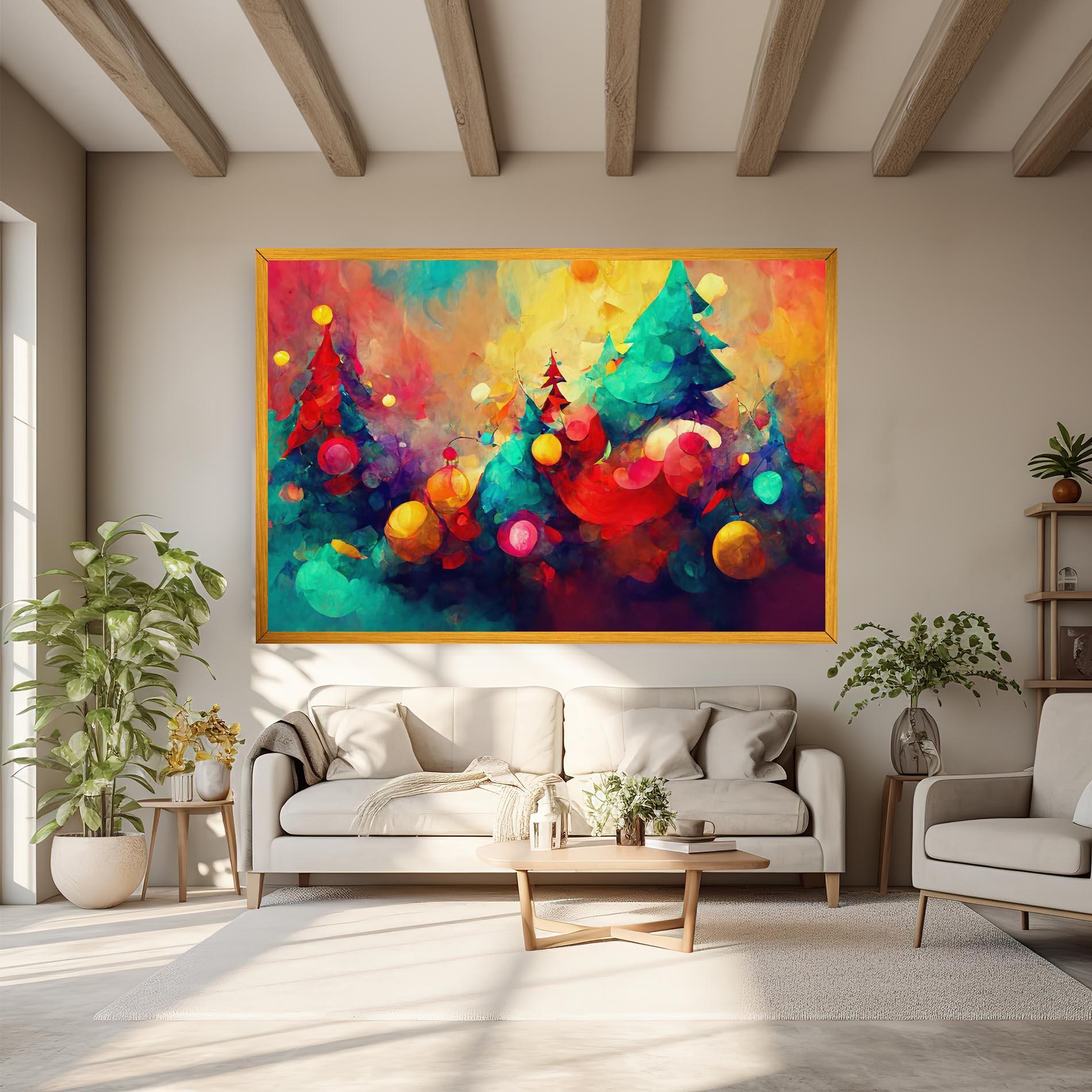 Tablou Canvas Colorfull Winter mockup 6