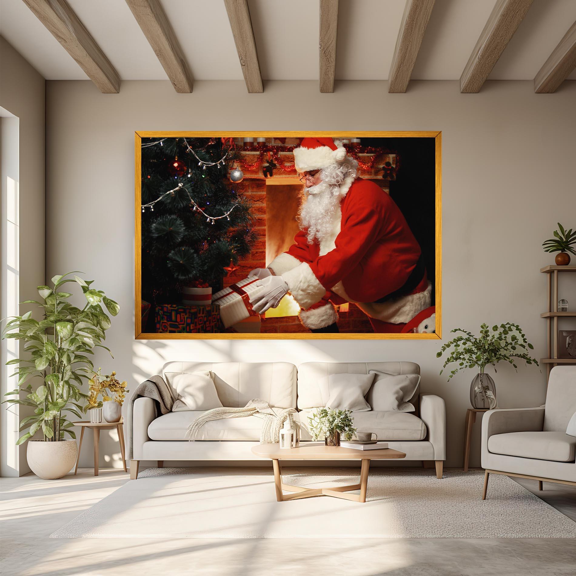 Tablou Canvas Santa Brought Gifts mockup 6