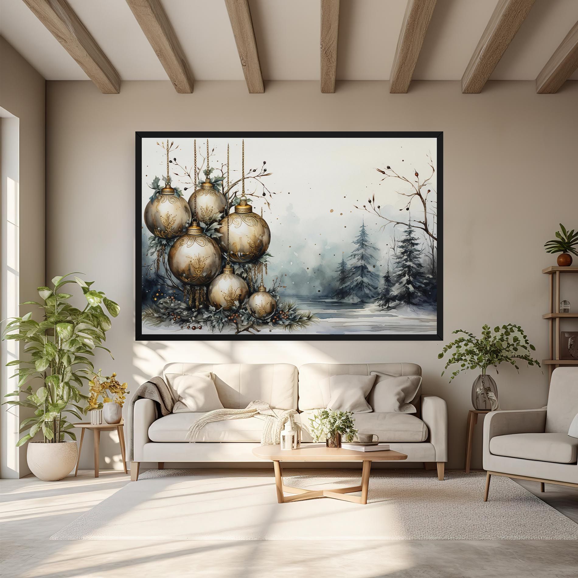 Christmas Art Paper mockup 6