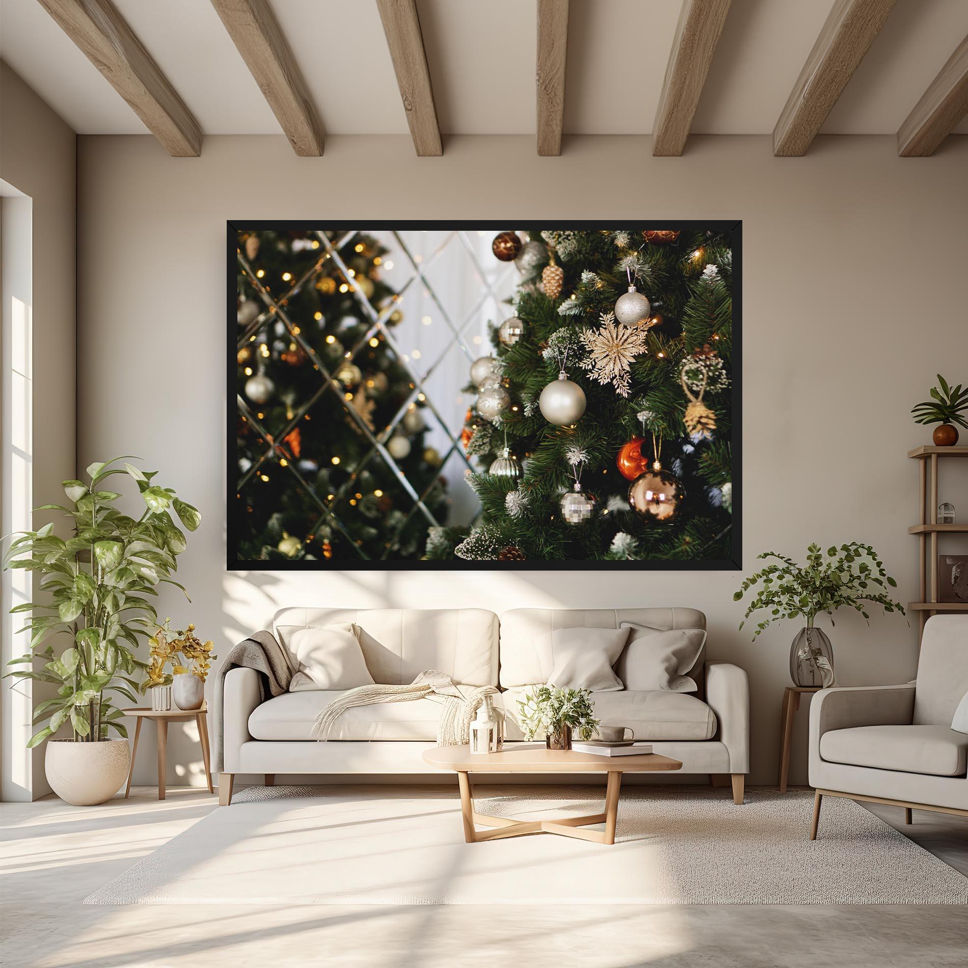 Tablou Canvas Christmas Decor Tree mockup 6