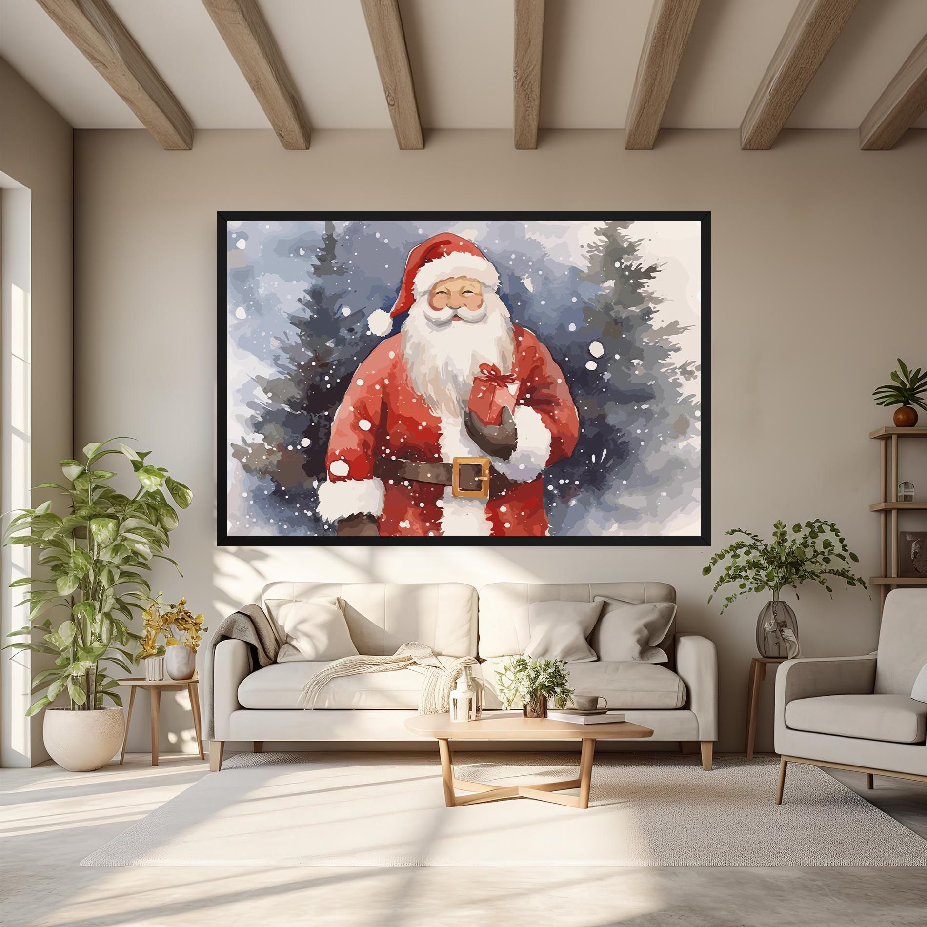 Holding Gift mockup 6