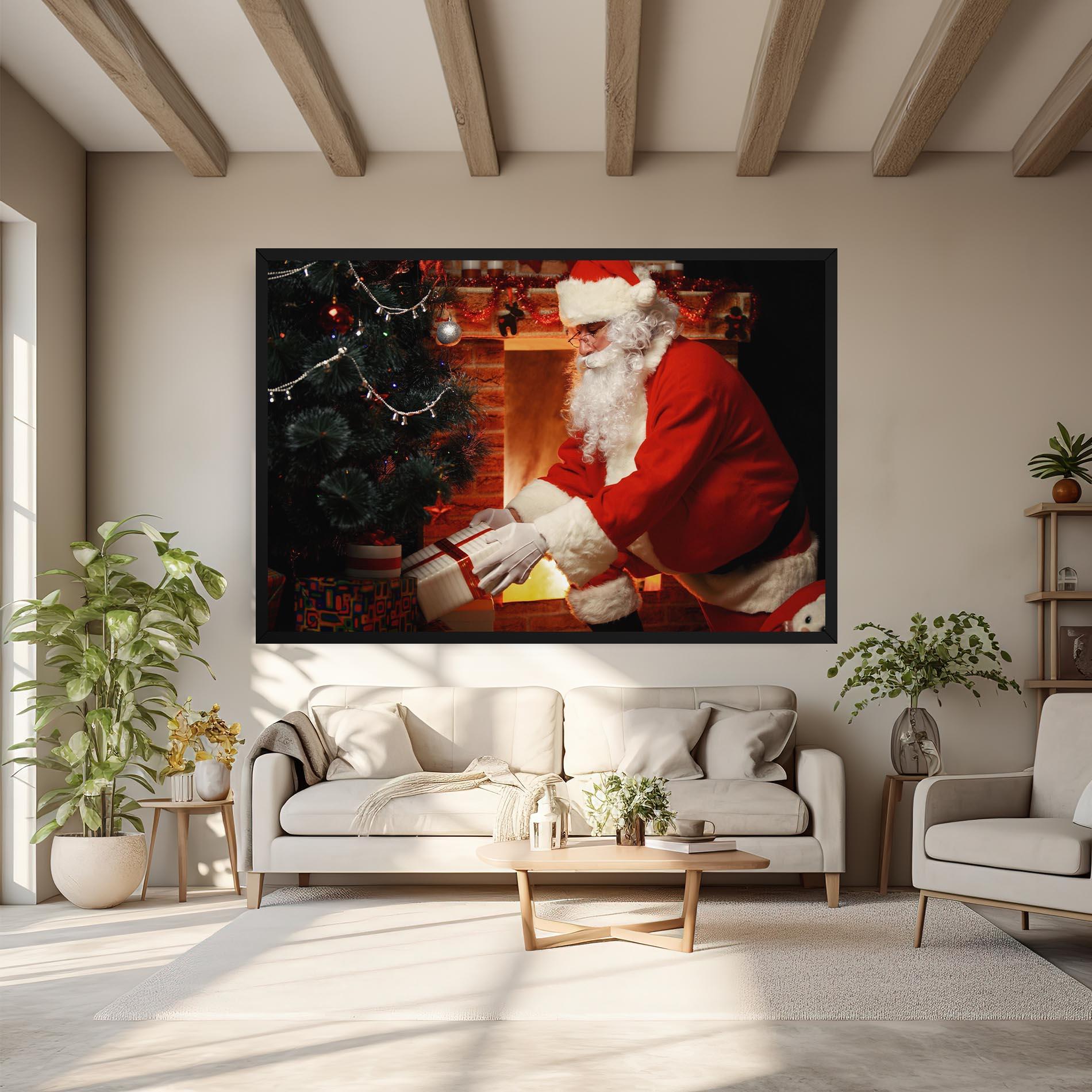 Tablou Canvas Santa Brought Gifts mockup 6