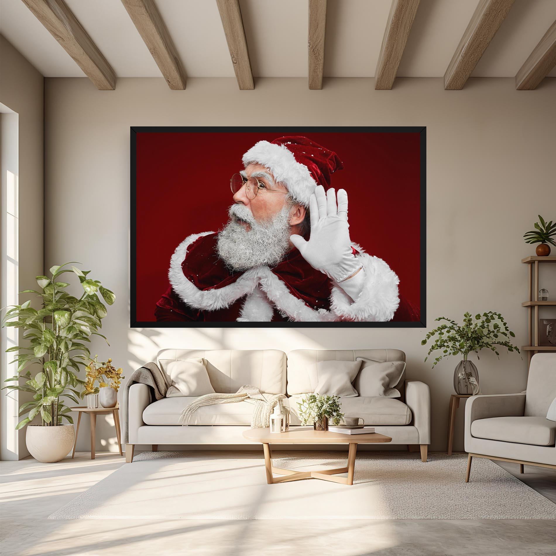 Tablou Canvas Santa Cant Hear You mockup 6