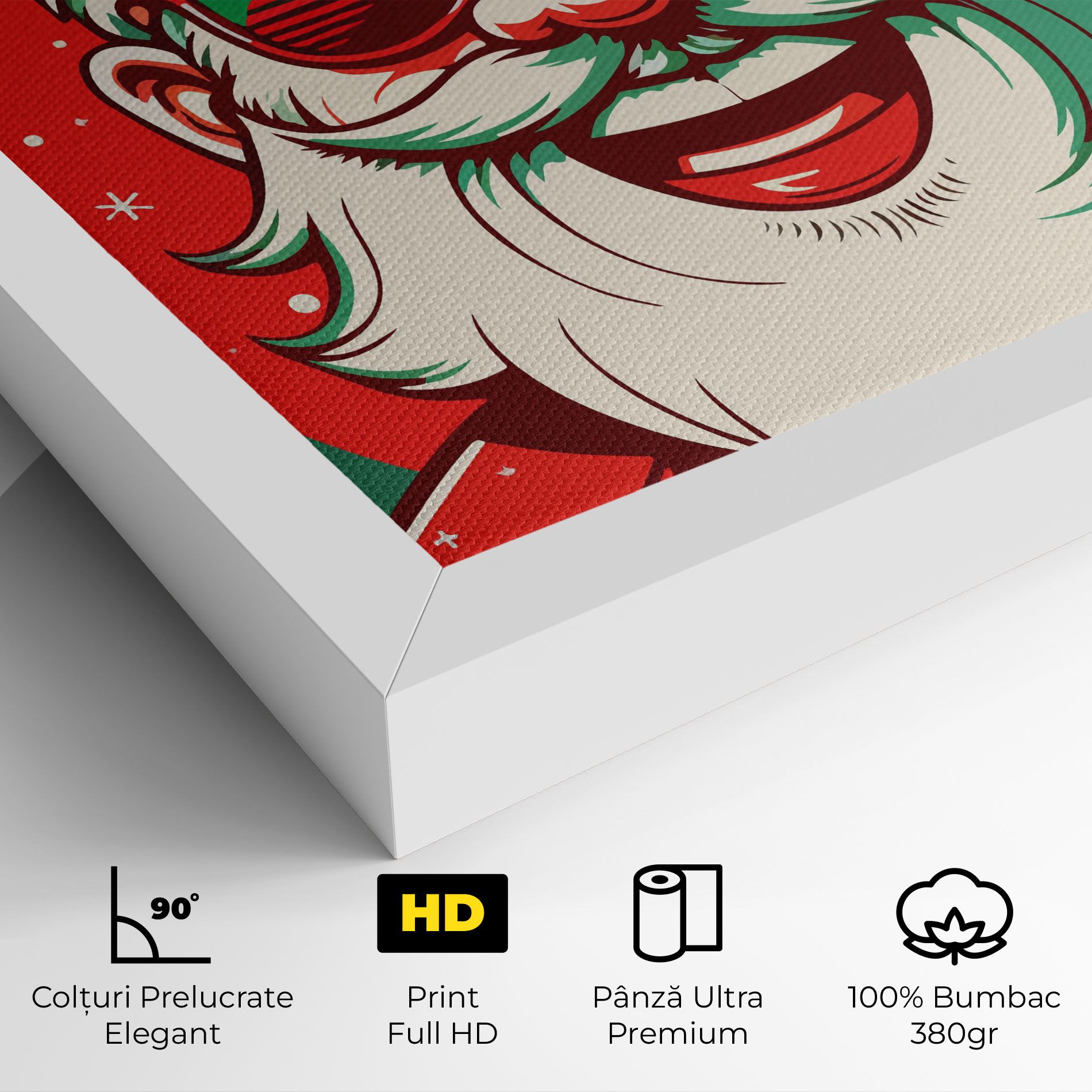 Crazy Smile Santa mockup 4