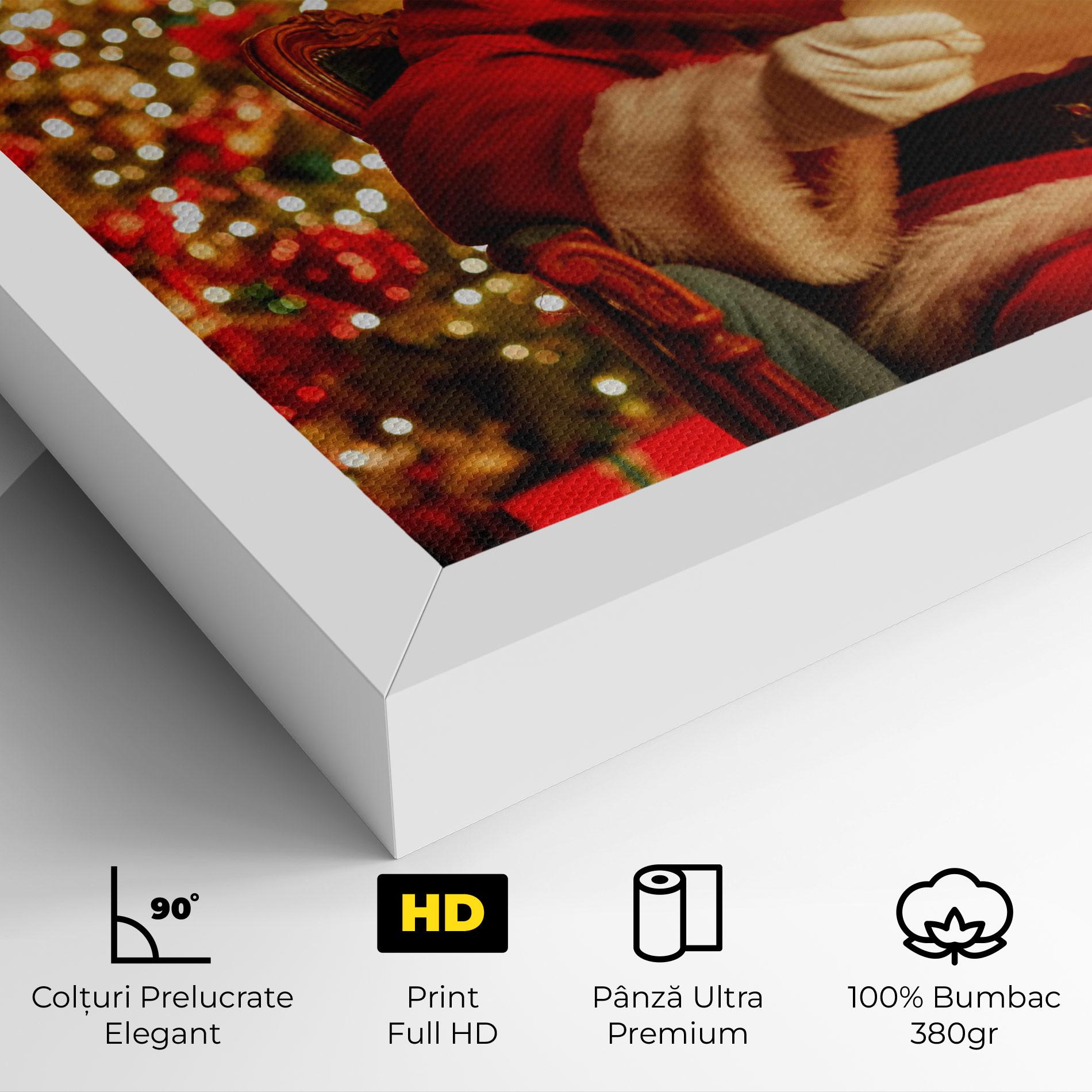 Tablou Canvas Reading Christmas Letter mockup 4