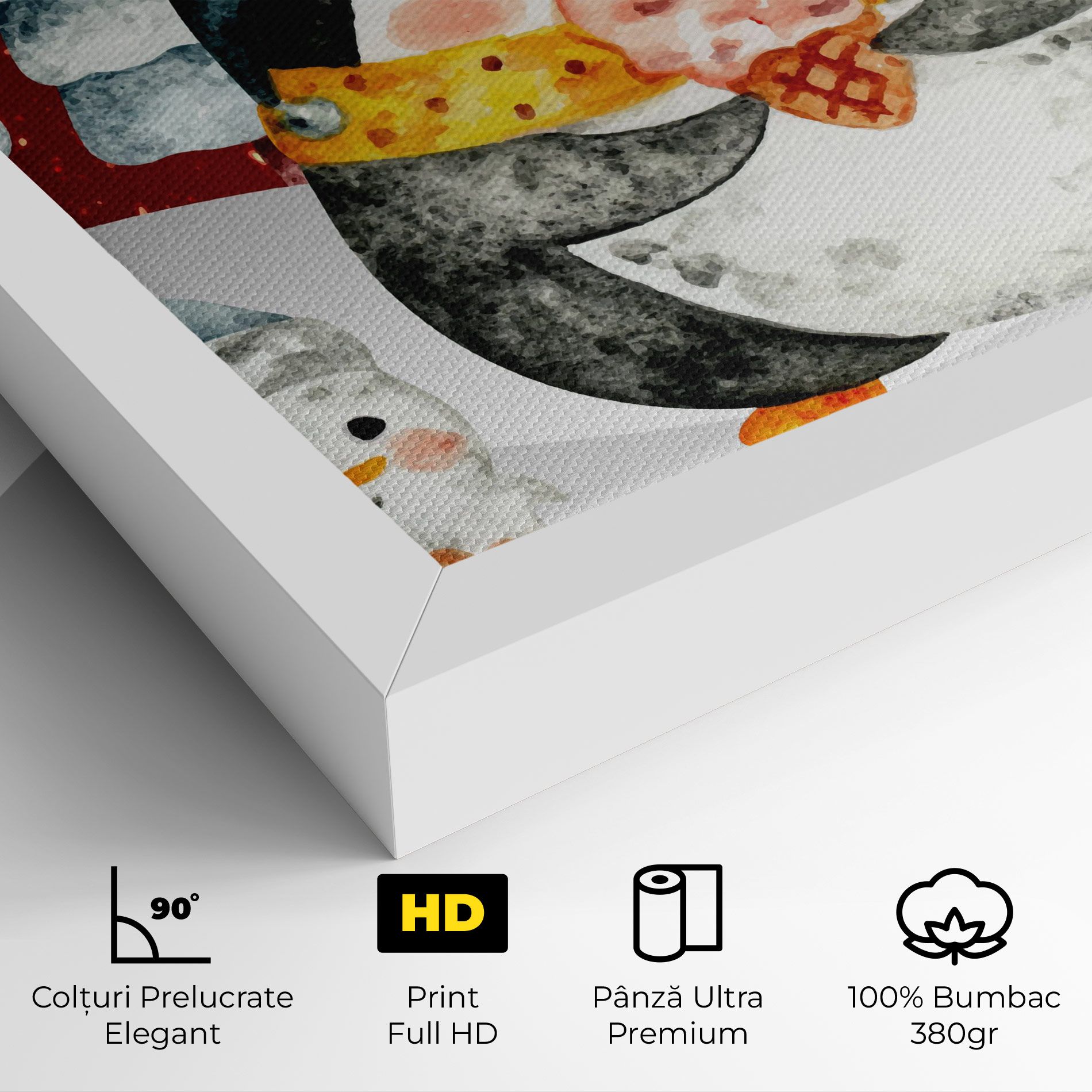 Yellow Pinguin mockup 4