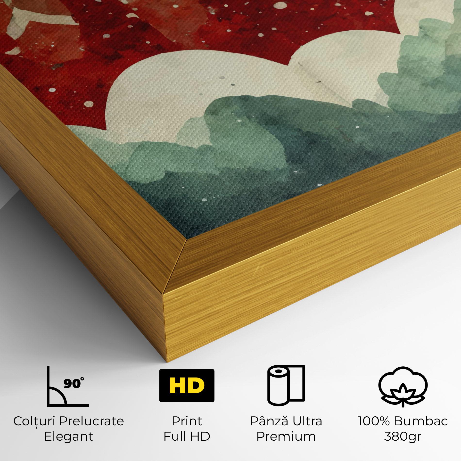 Tablou Canvas Christmas Landscape mockup 4