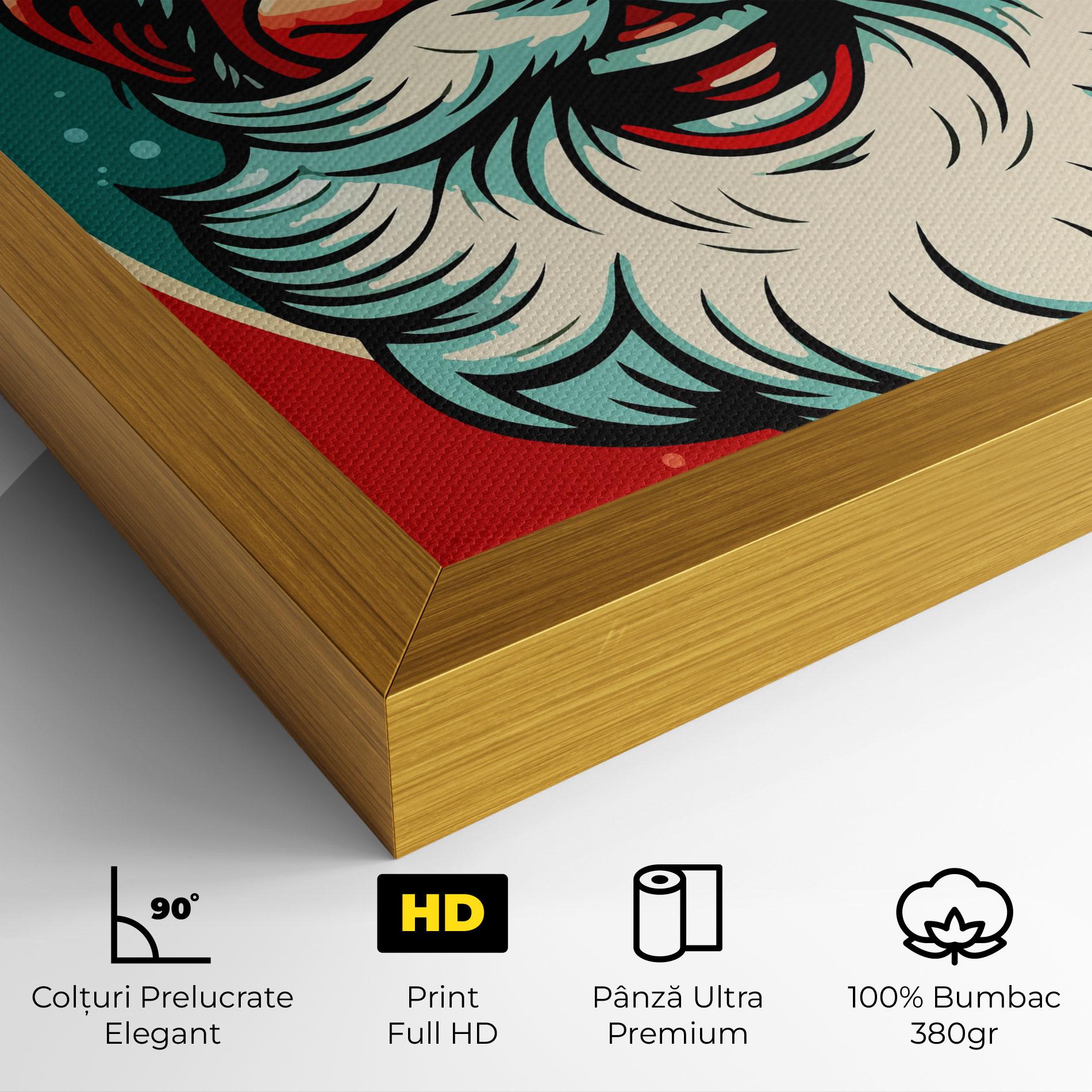 Tablou Canvas Crazy Smile mockup 4