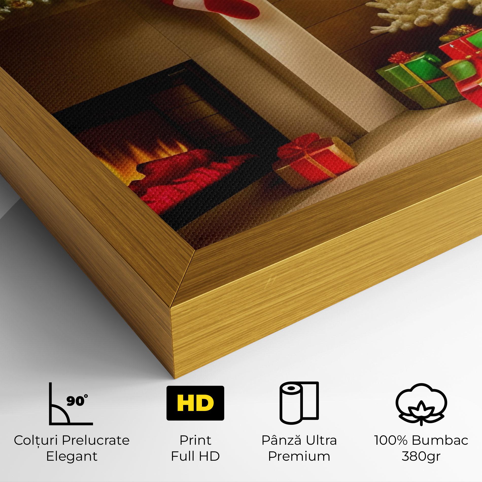 Tablou Canvas Decorated Christmas Tree mockup 4