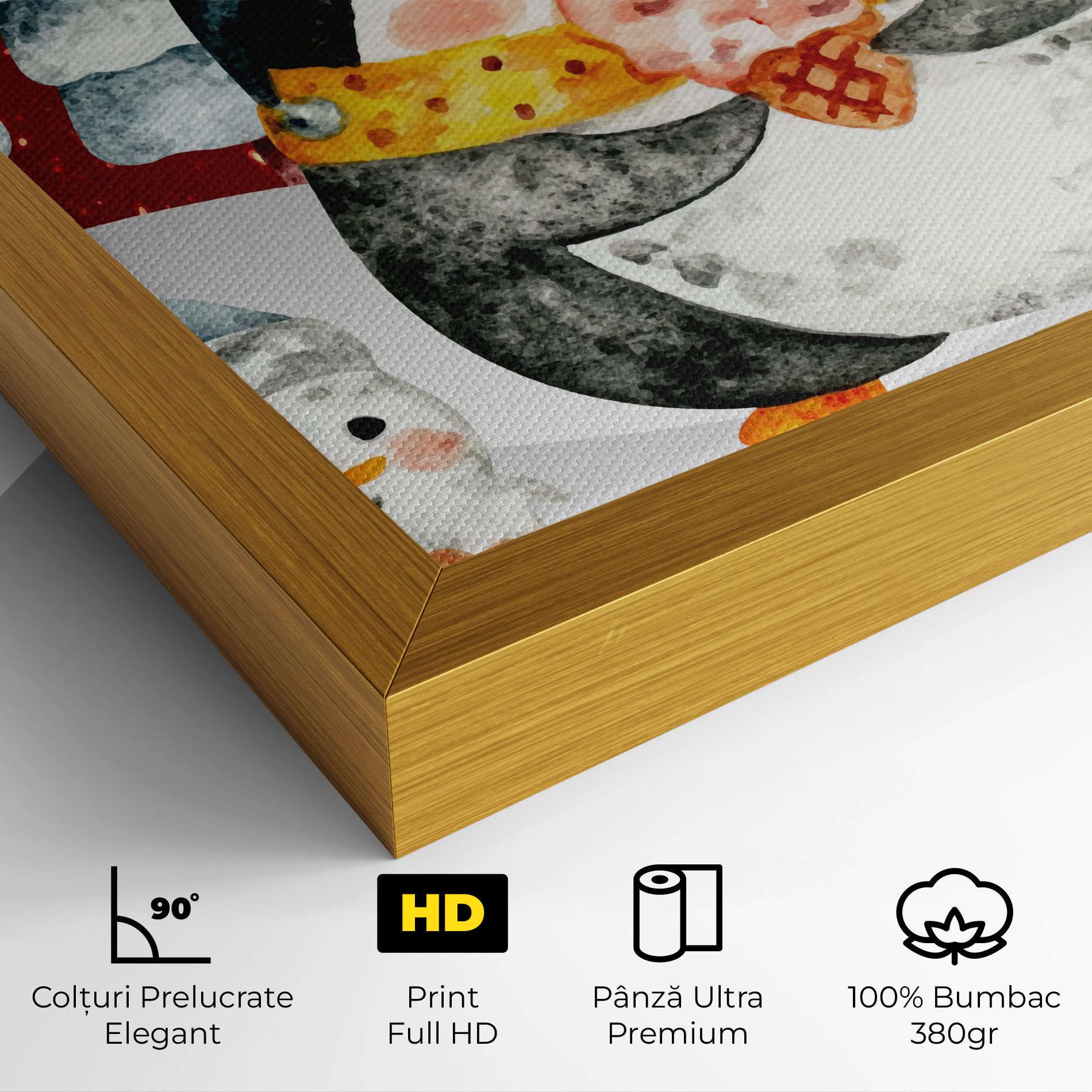 Yellow Pinguin mockup 4