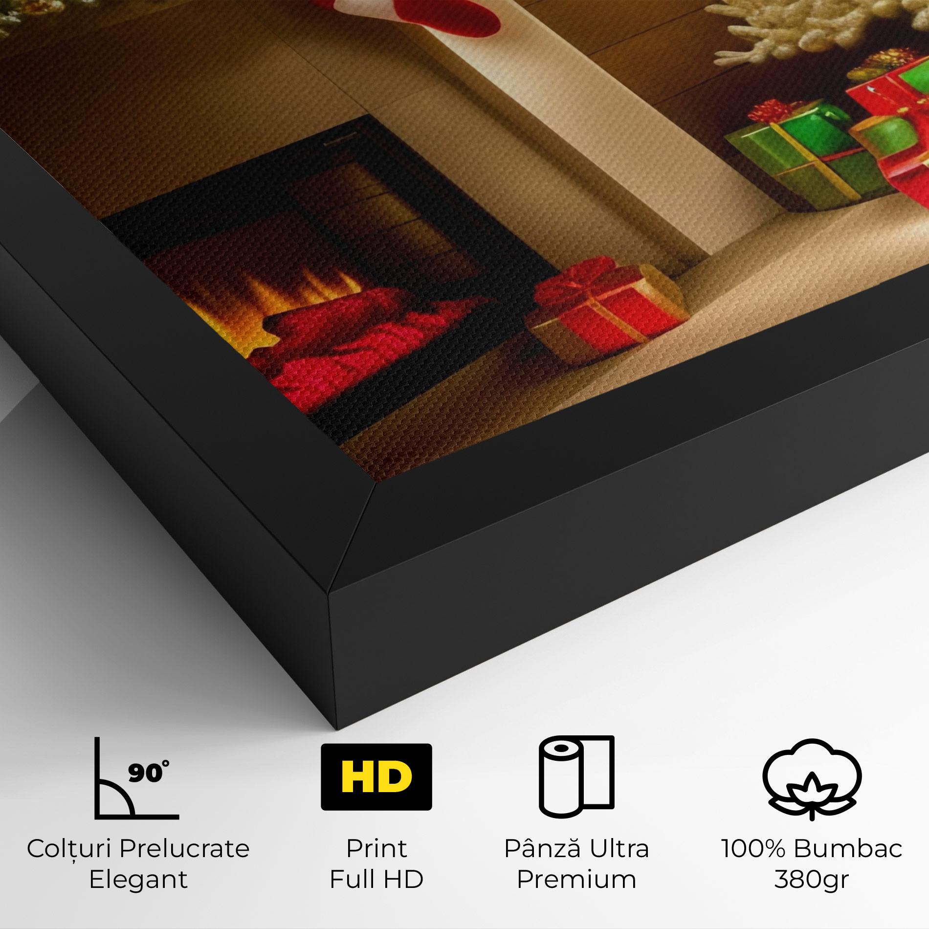 Tablou Canvas Decorated Christmas Tree mockup 4