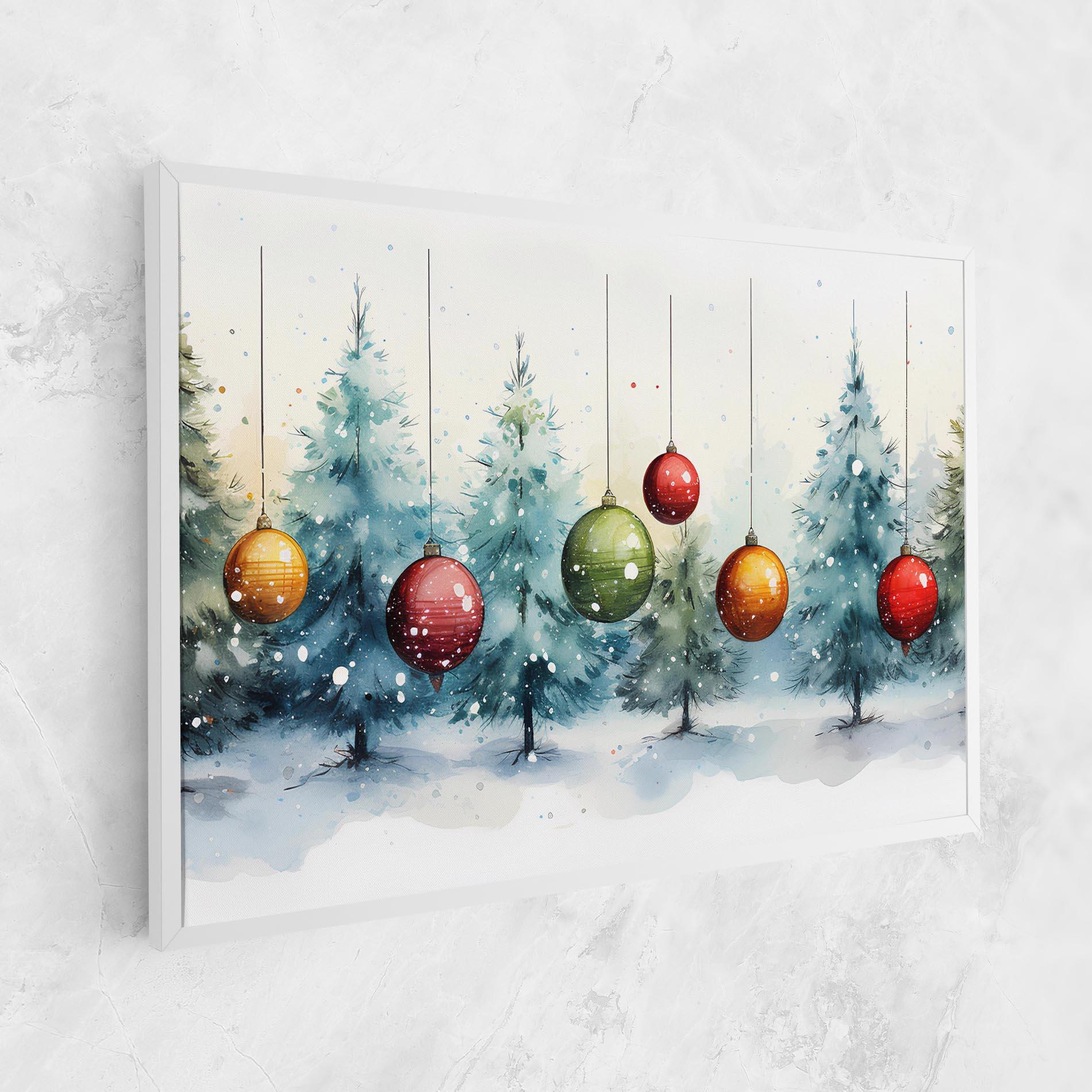 Tablou Canvas Christmas Tree Painting mockup 1