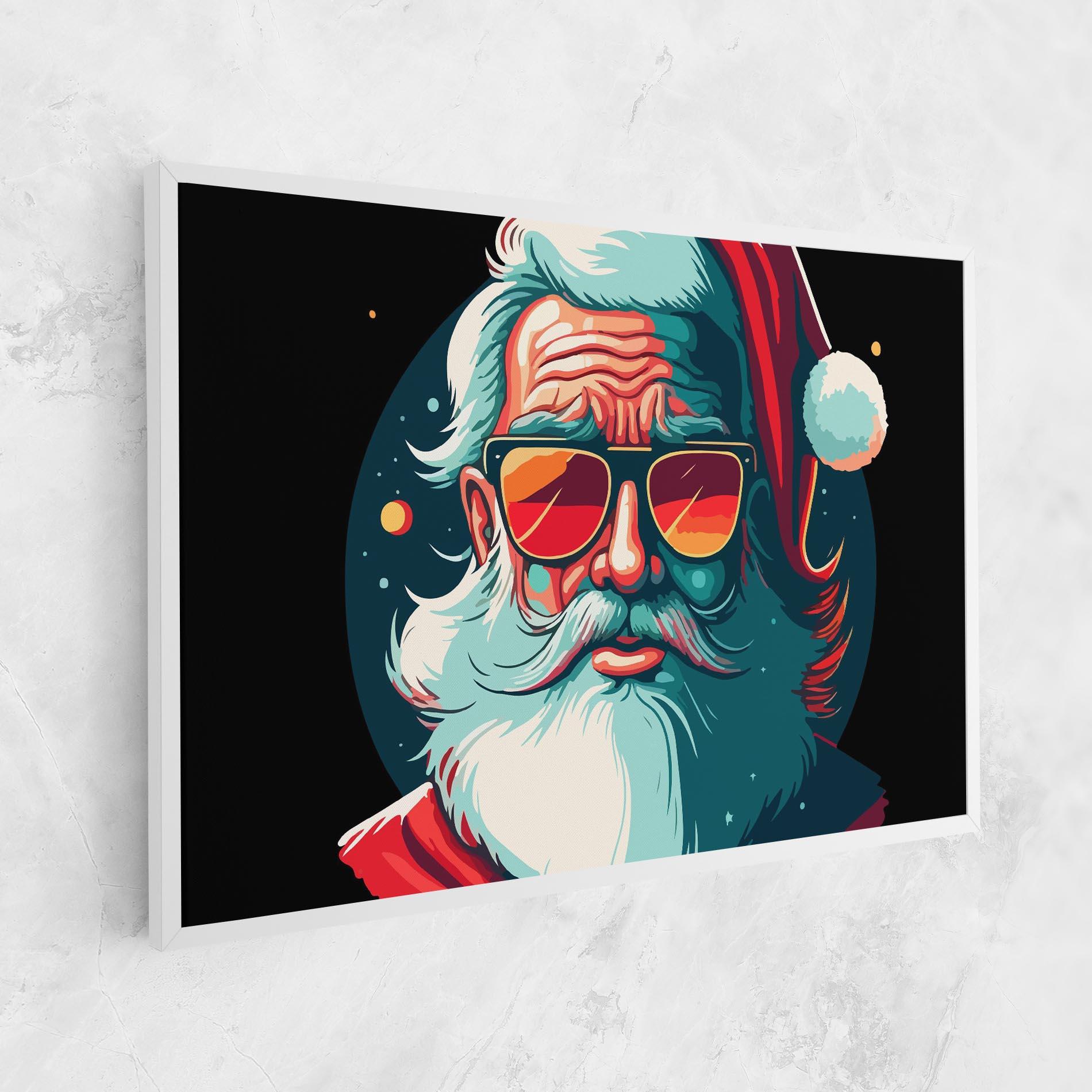 Tablou Canvas Color Glasses Santa mockup 1