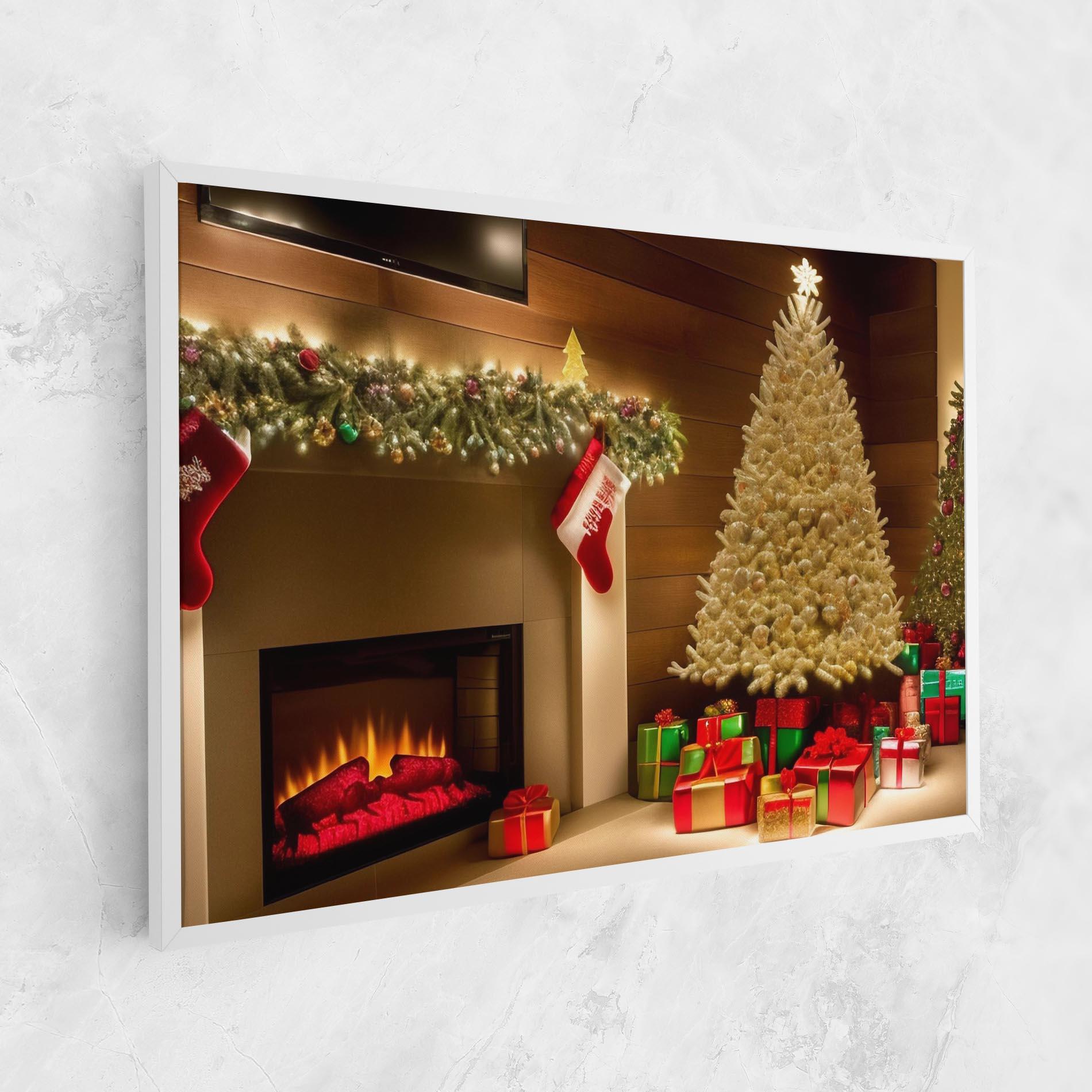 Tablou Canvas Decorated Christmas Tree mockup 1