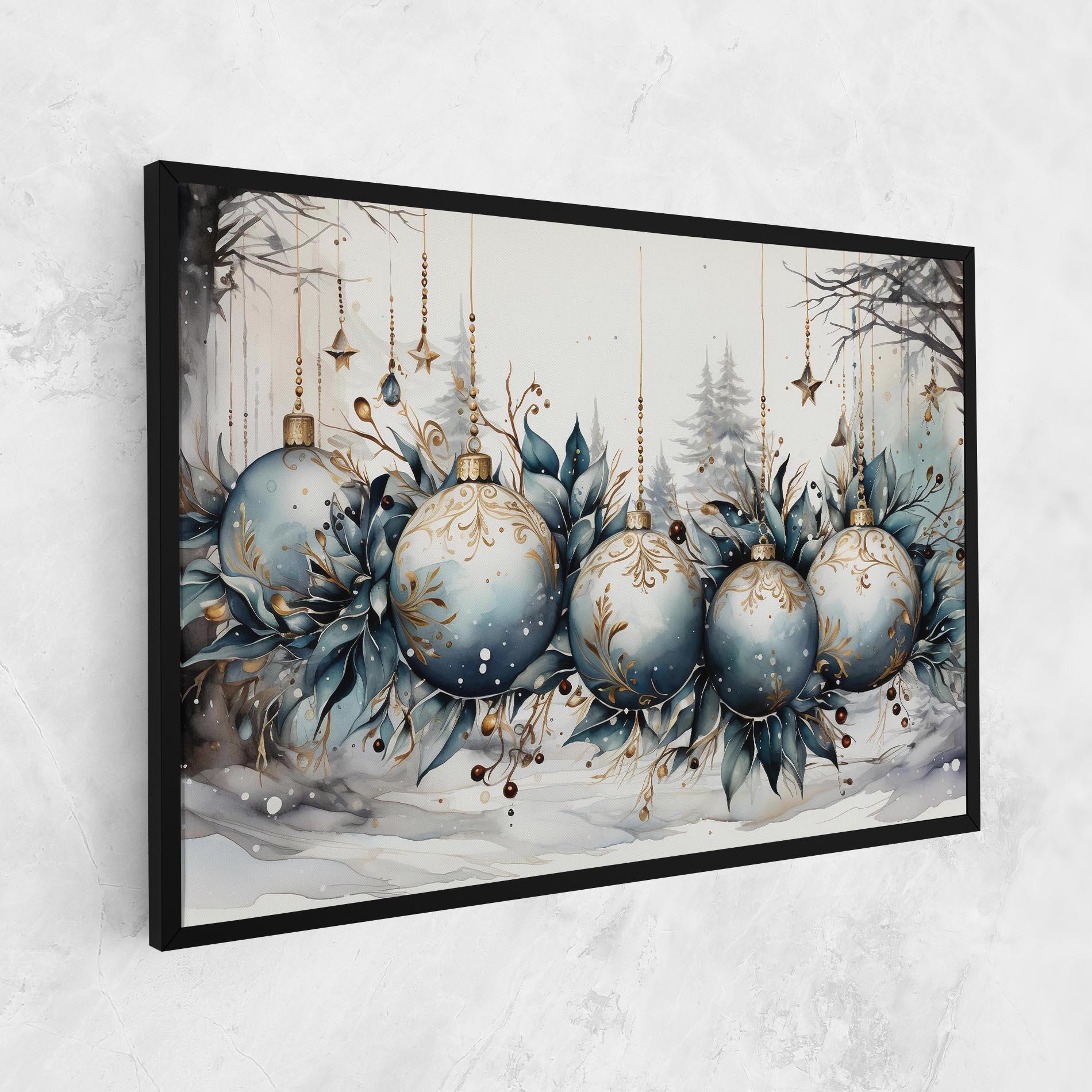 Tablou Canvas Christmas Paper mockup 1