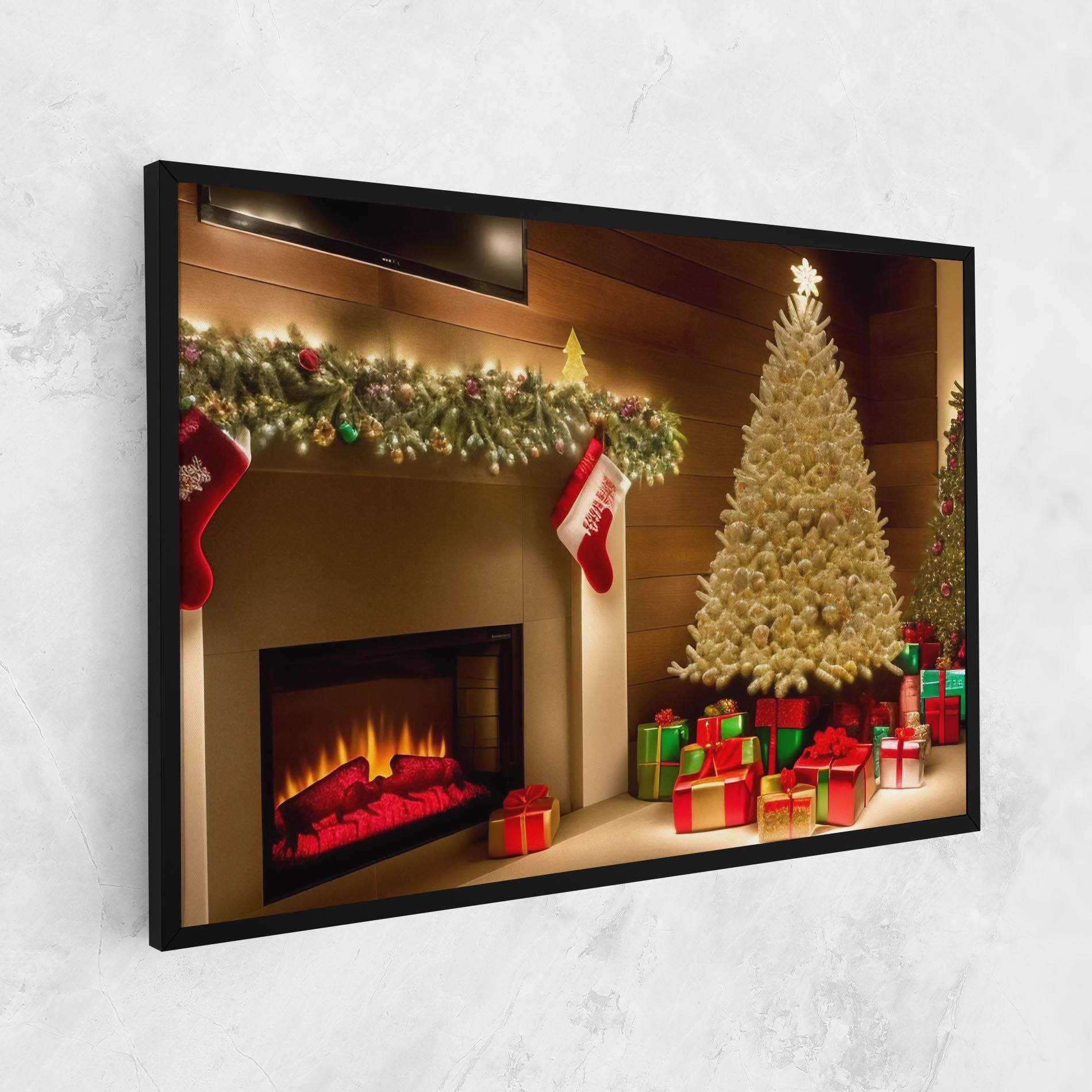 Decorated Christmas Tree mockup 1