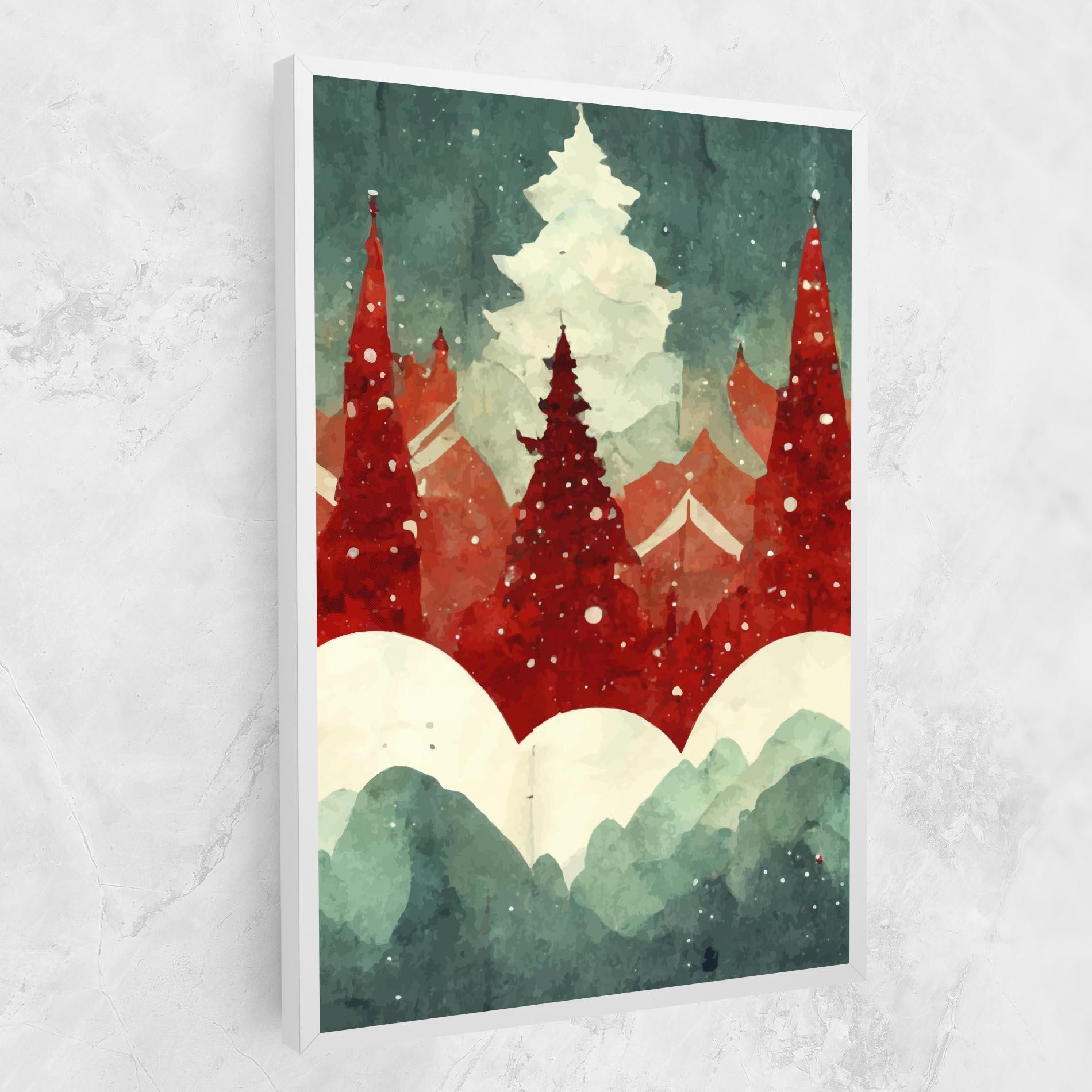 Tablou Canvas Christmas Landscape mockup 1