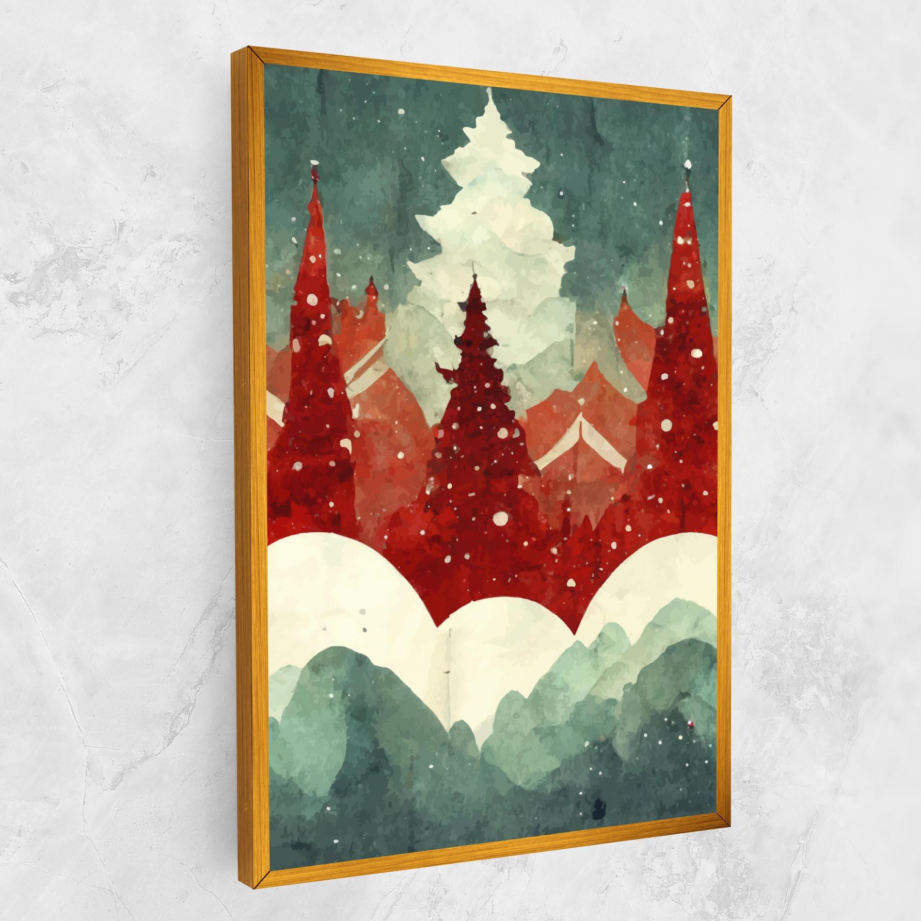 Tablou Canvas Christmas Landscape mockup 1