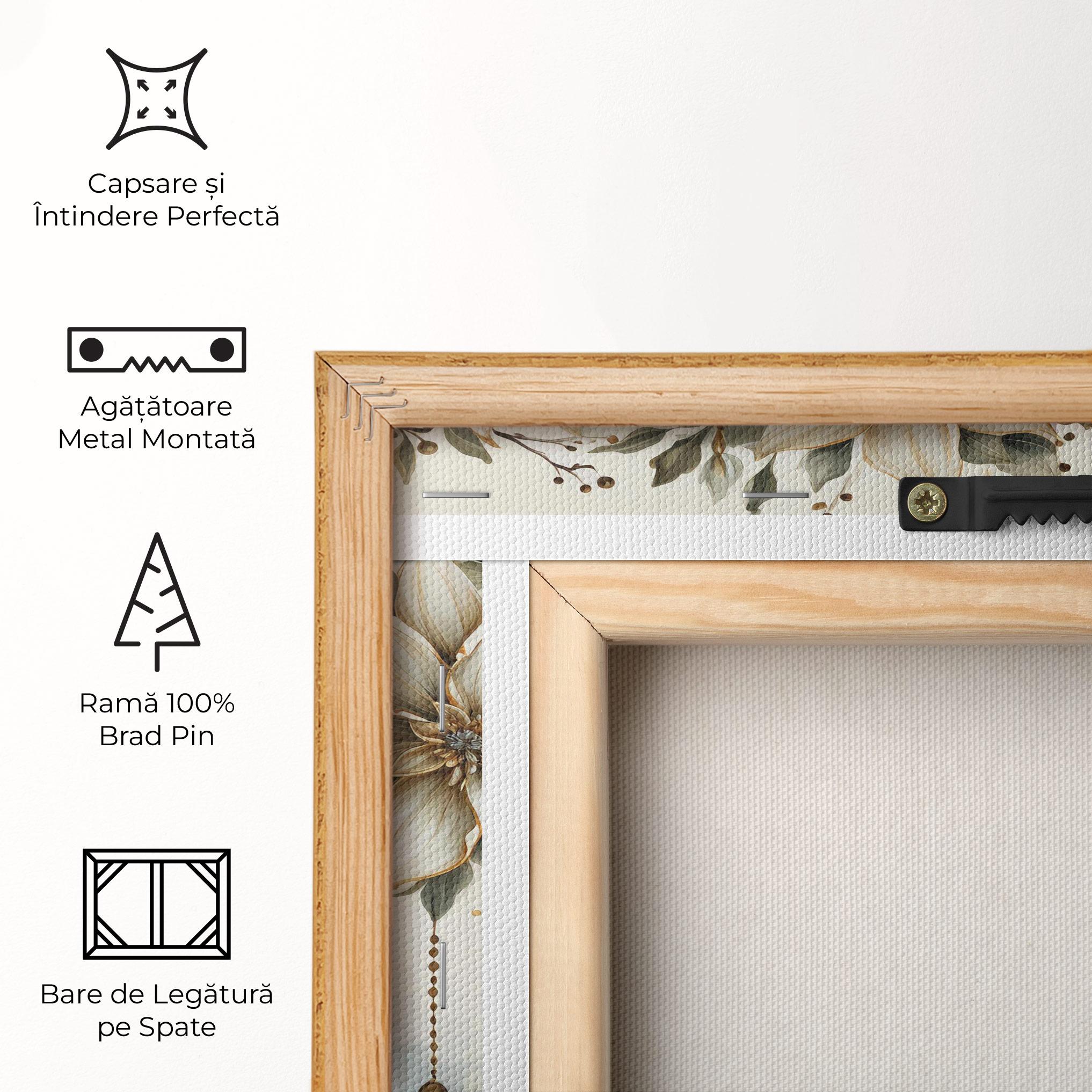 Tablou Canvas Christmas Flowers Art mockup 5