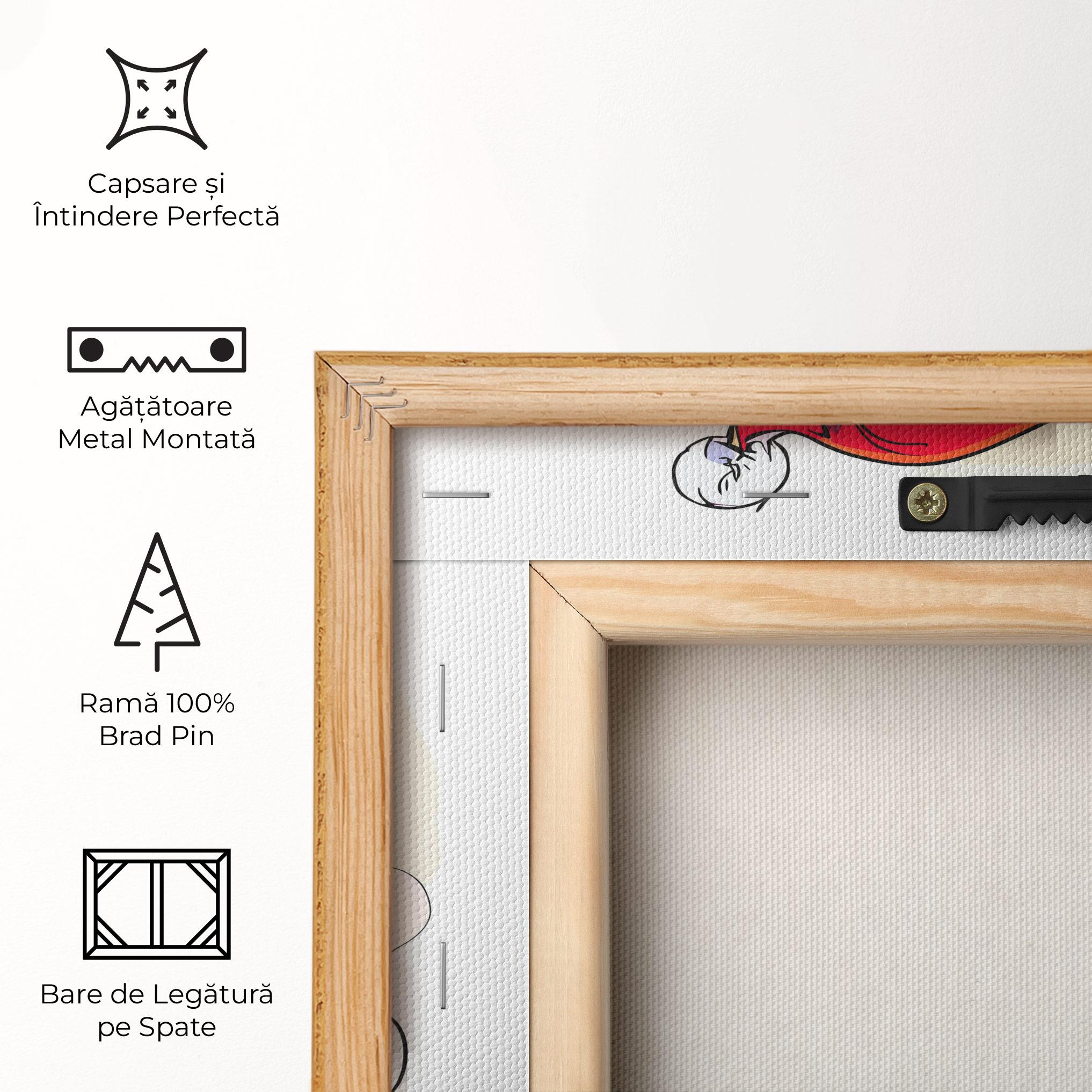 Tablou Canvas Colorful Santa mockup 5