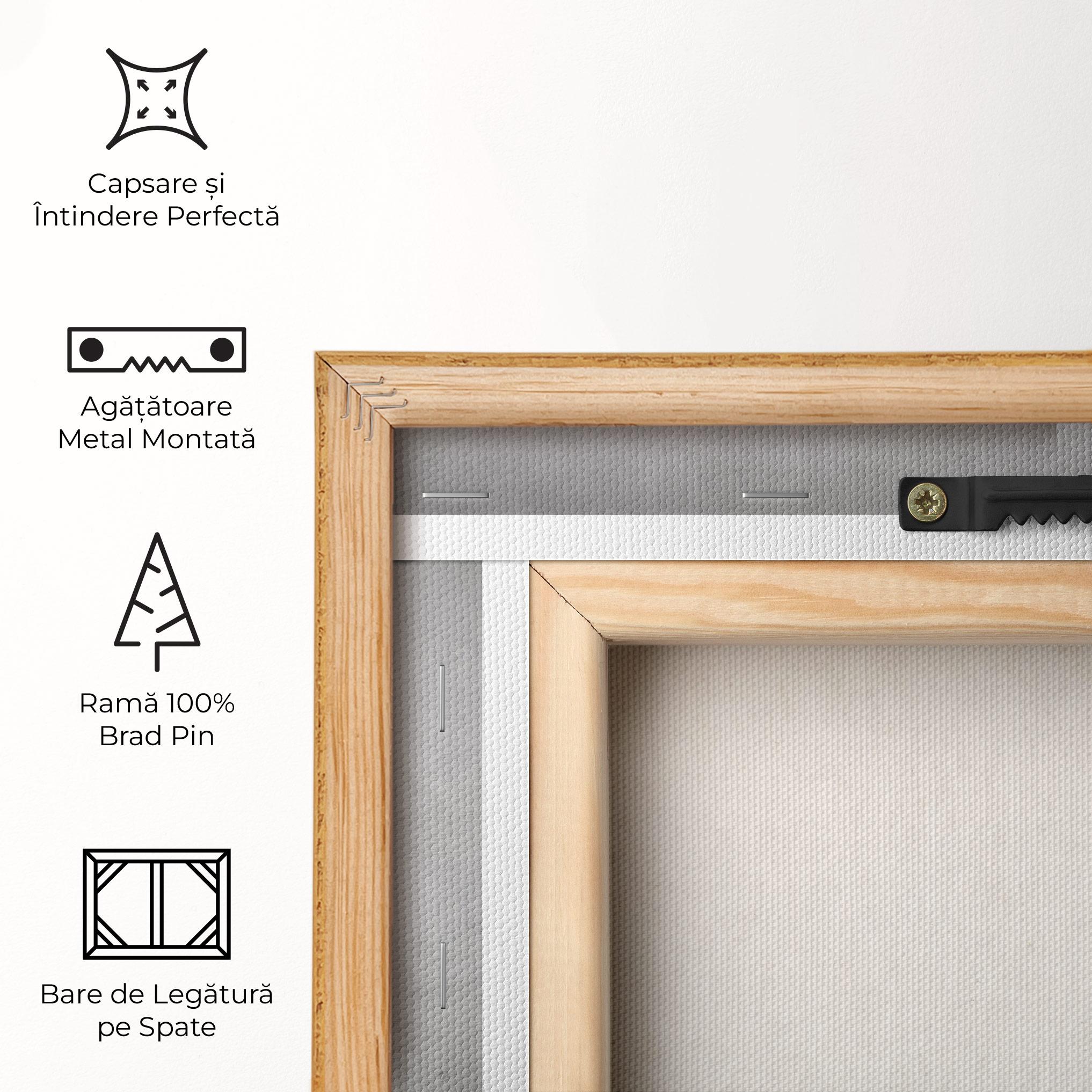 Tablou Canvas Santa Claus Jumping mockup 5