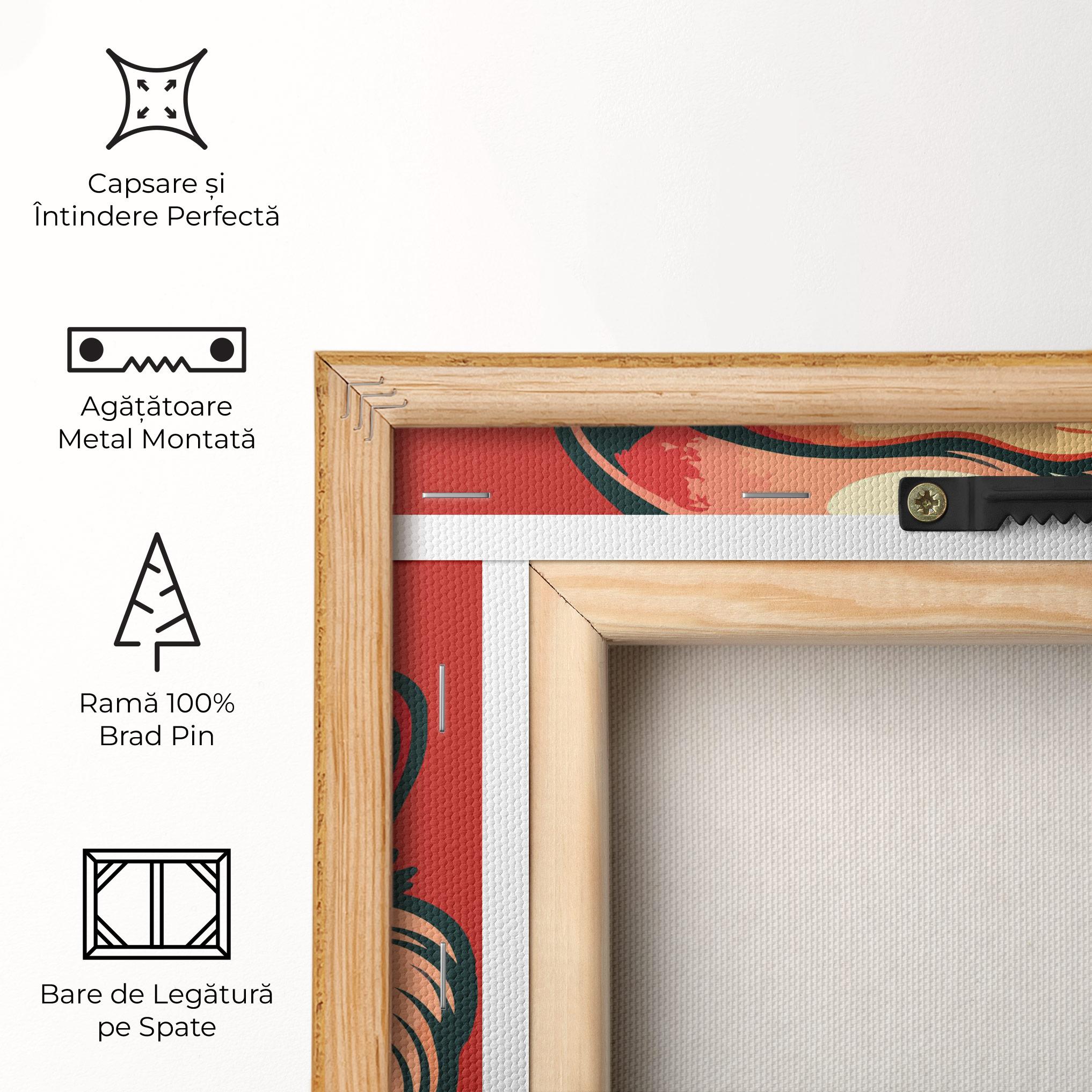 Tablou Canvas Santa Crazy Smile mockup 5