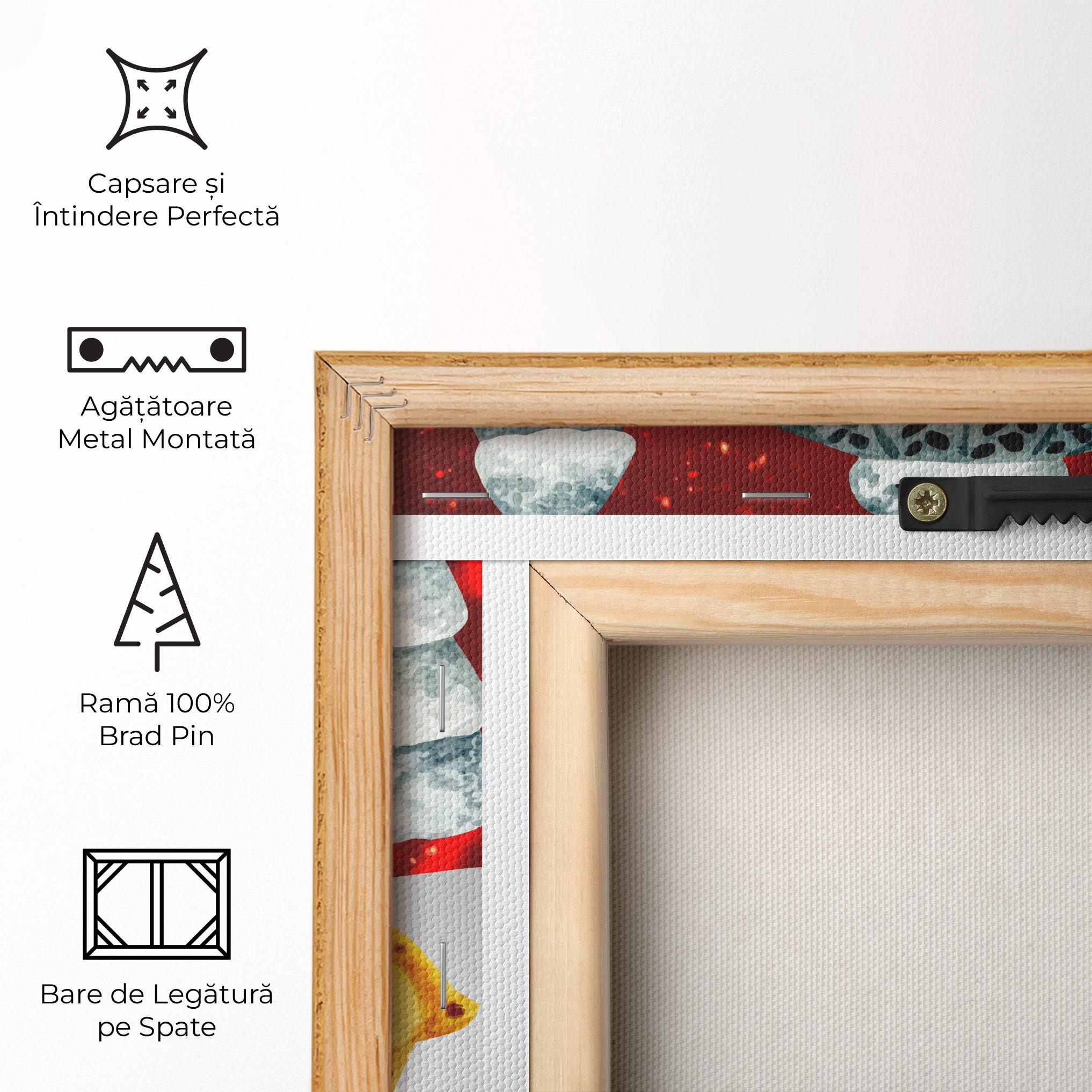 Tablou Canvas Yellow Pinguin mockup 5