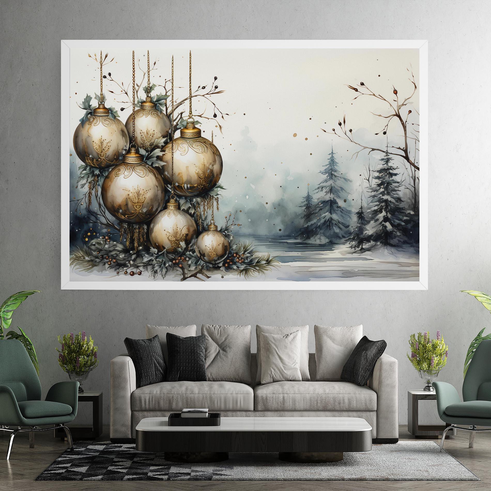 Tablou Canvas Christmas Art Paper mockup 7