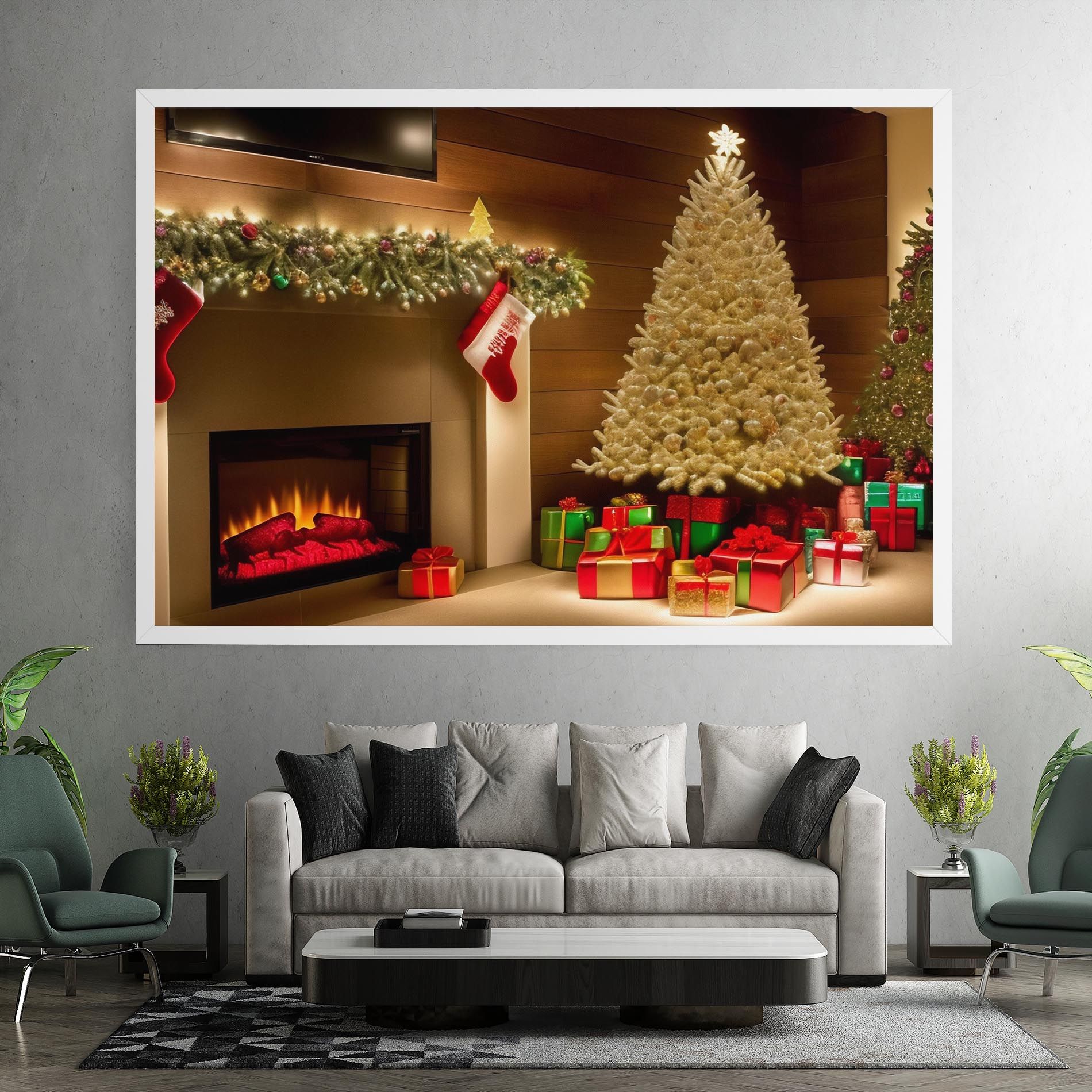 Decorated Christmas Tree mockup 7
