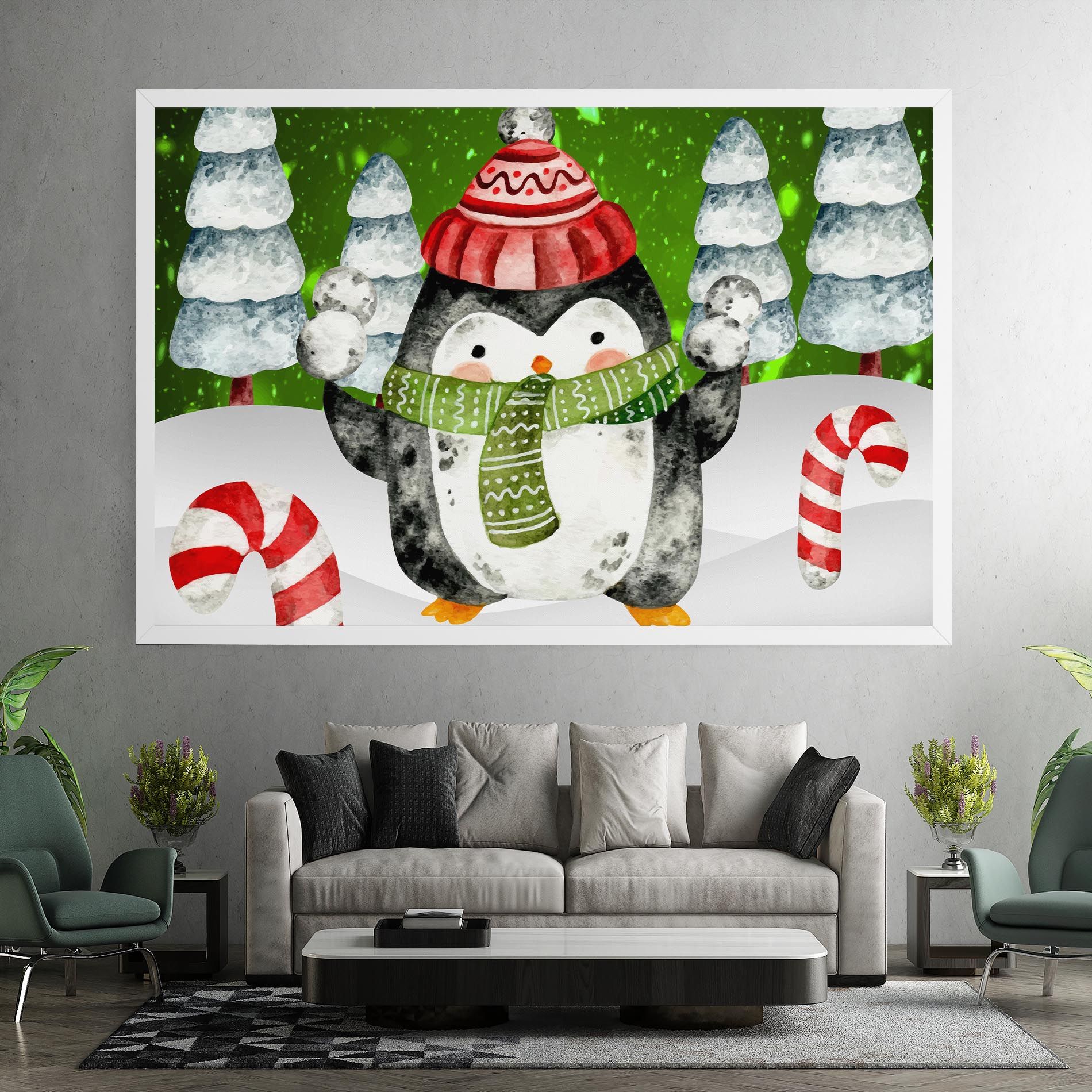 Green Pinguin mockup 7