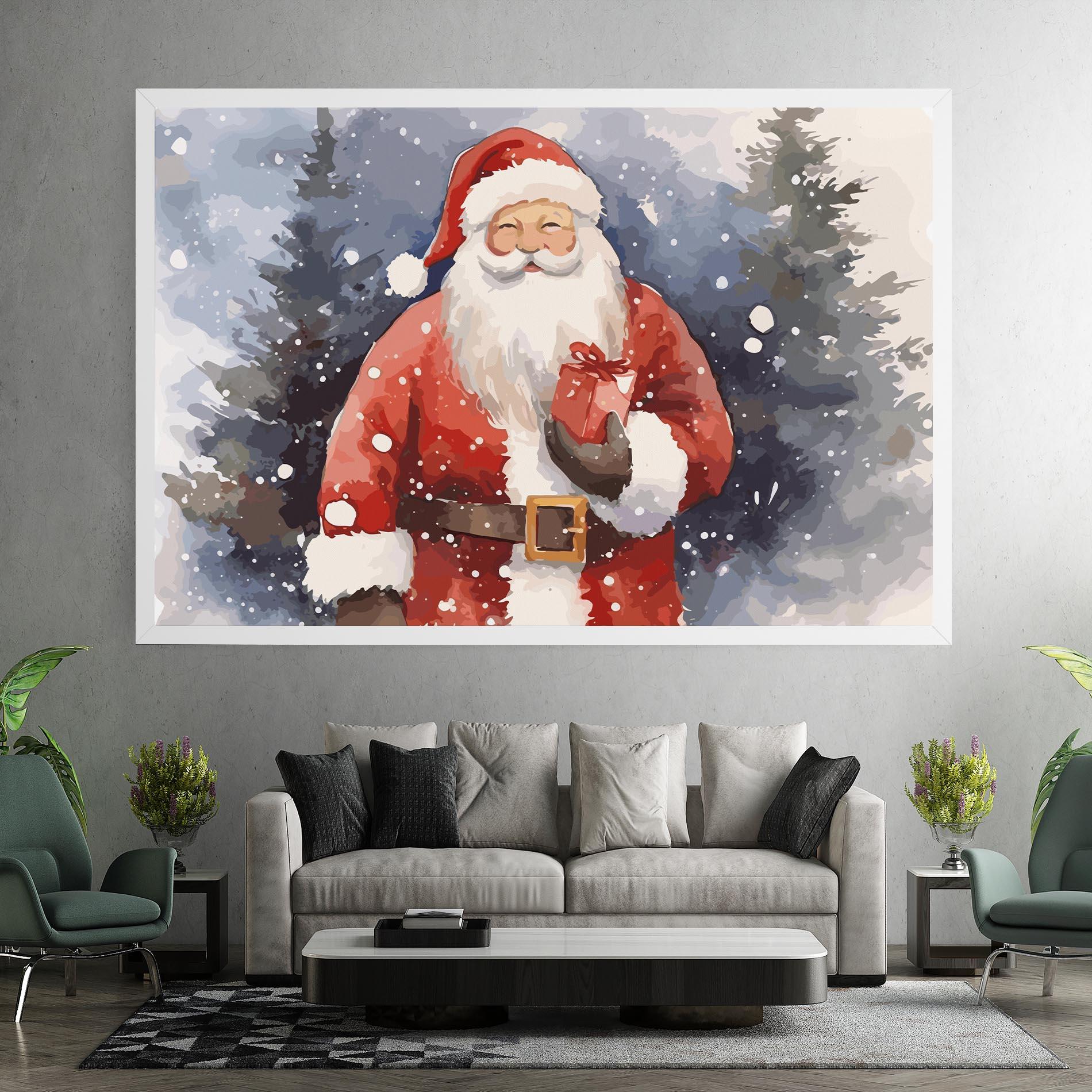 Tablou Canvas Holding Gift mockup 7