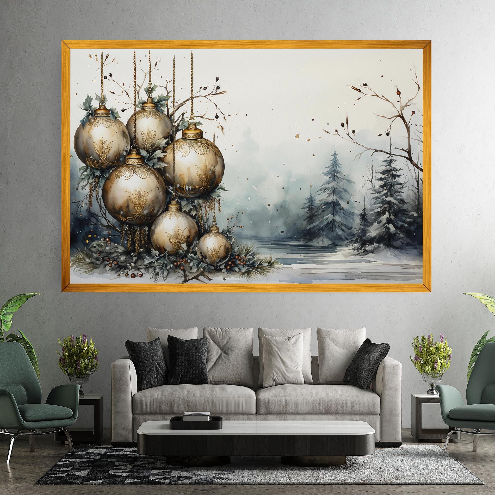 Tablou Canvas Christmas Art Paper mockup 7