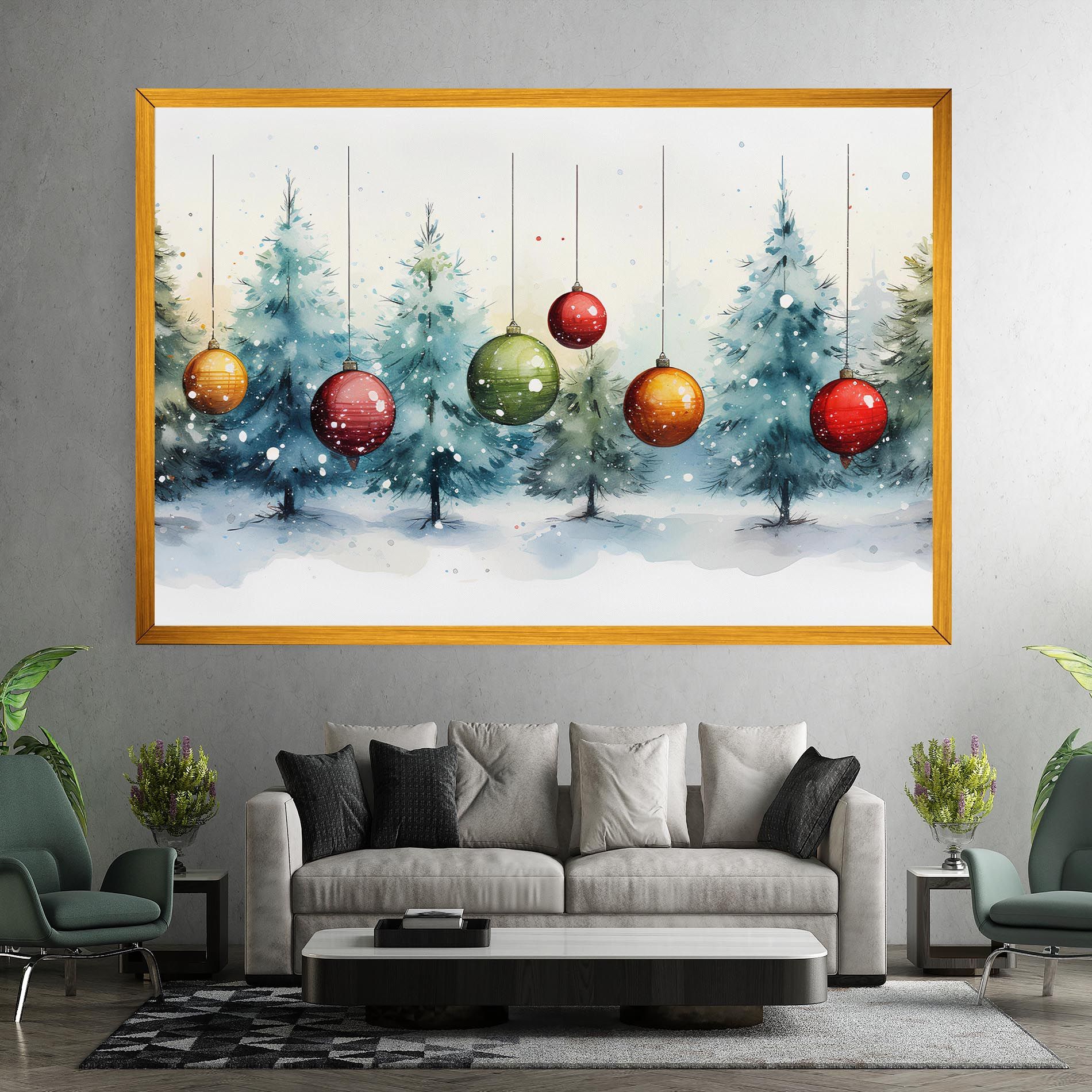 Christmas Tree Painting mockup 7