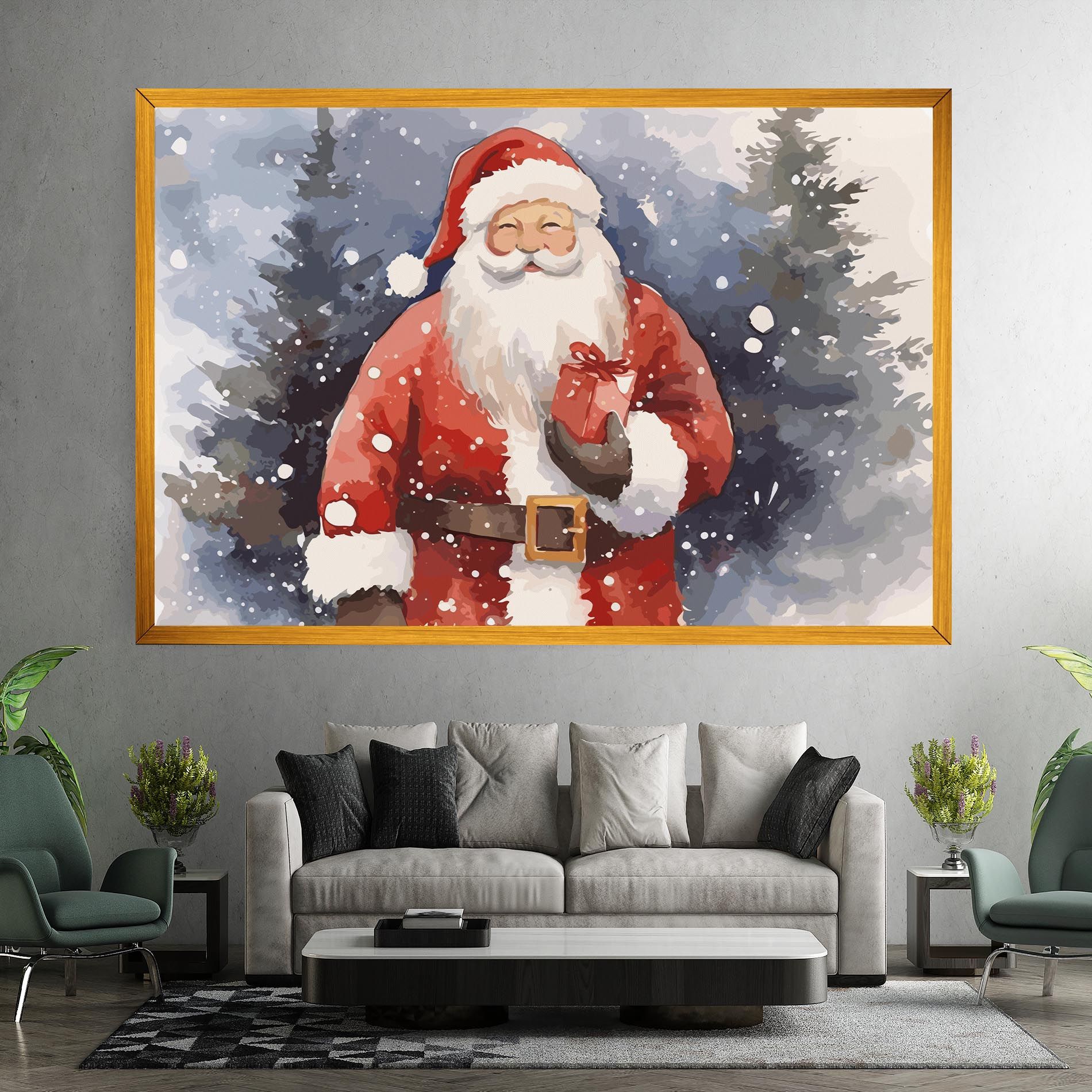 Holding Gift mockup 7