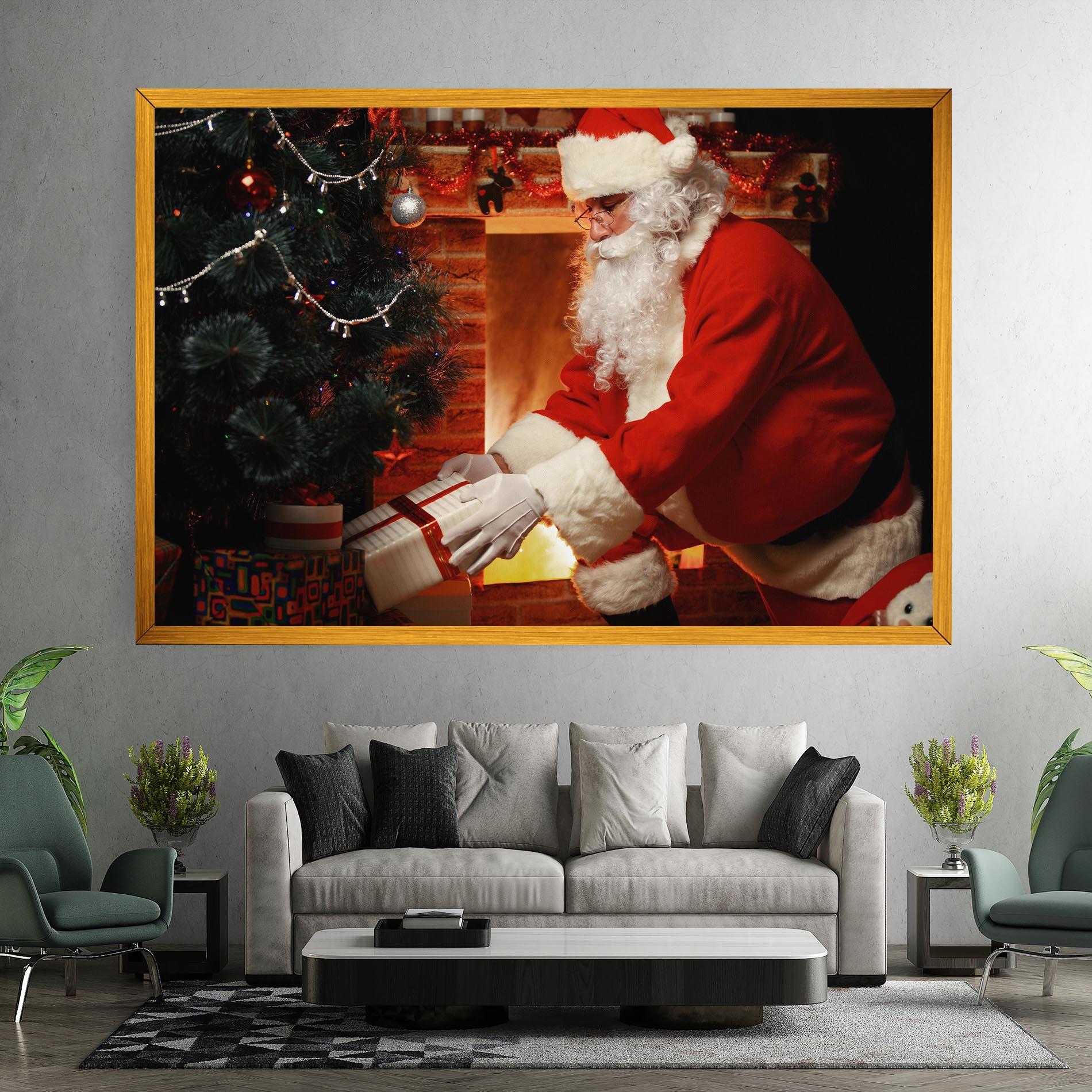 Tablou Canvas Santa Brought Gifts mockup 7