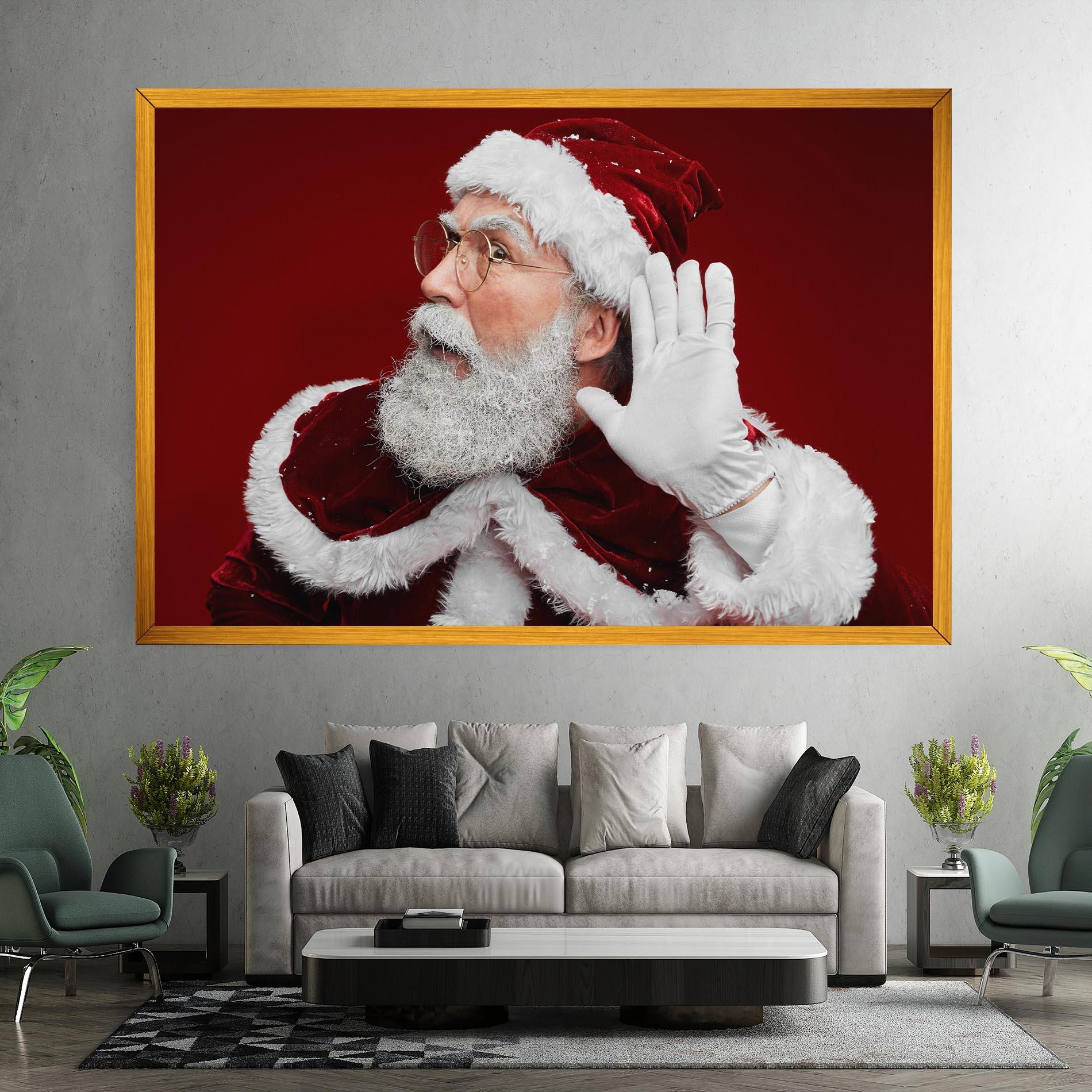 Tablou Canvas Santa Cant Hear You mockup 7