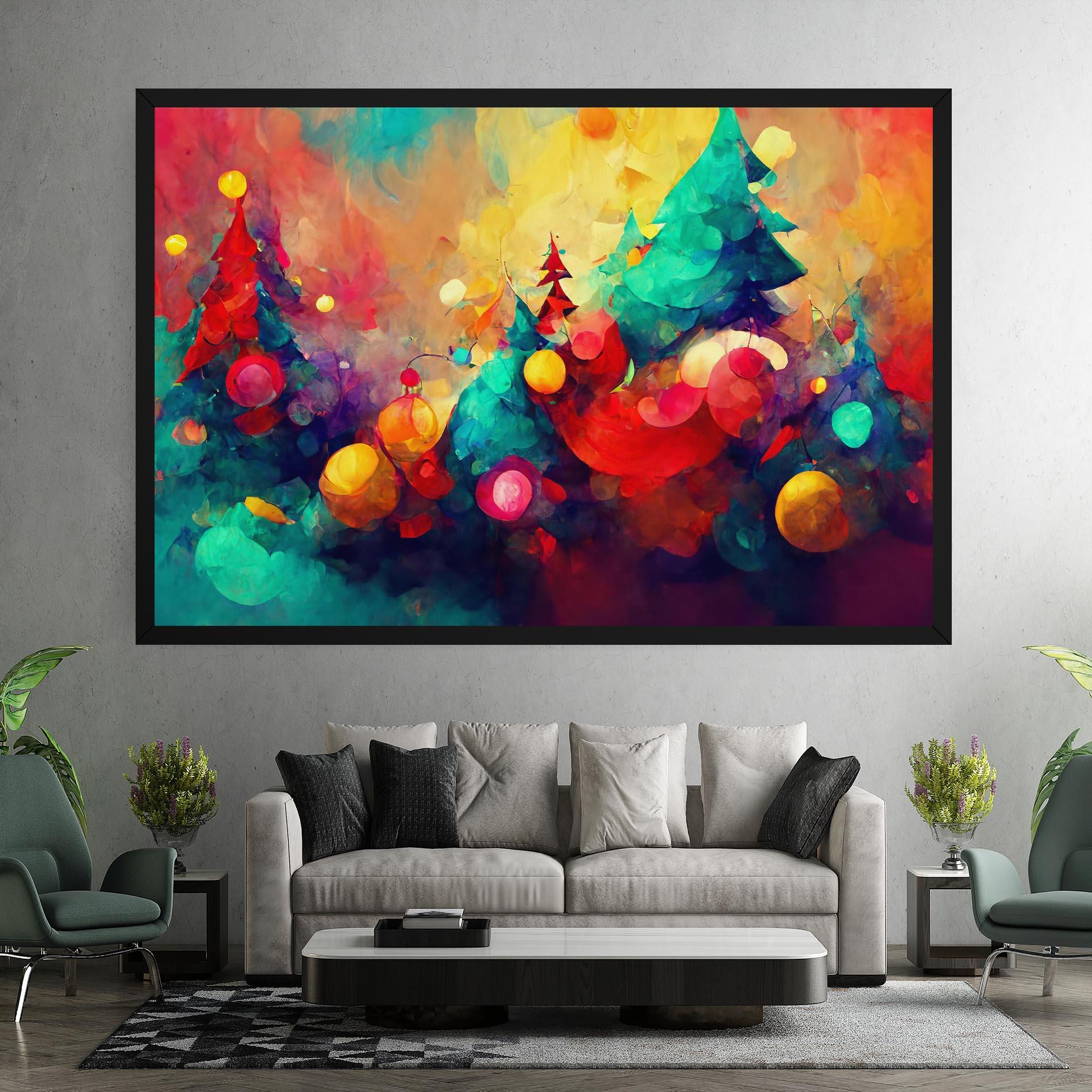 Tablou Canvas Colorfull Winter mockup 7