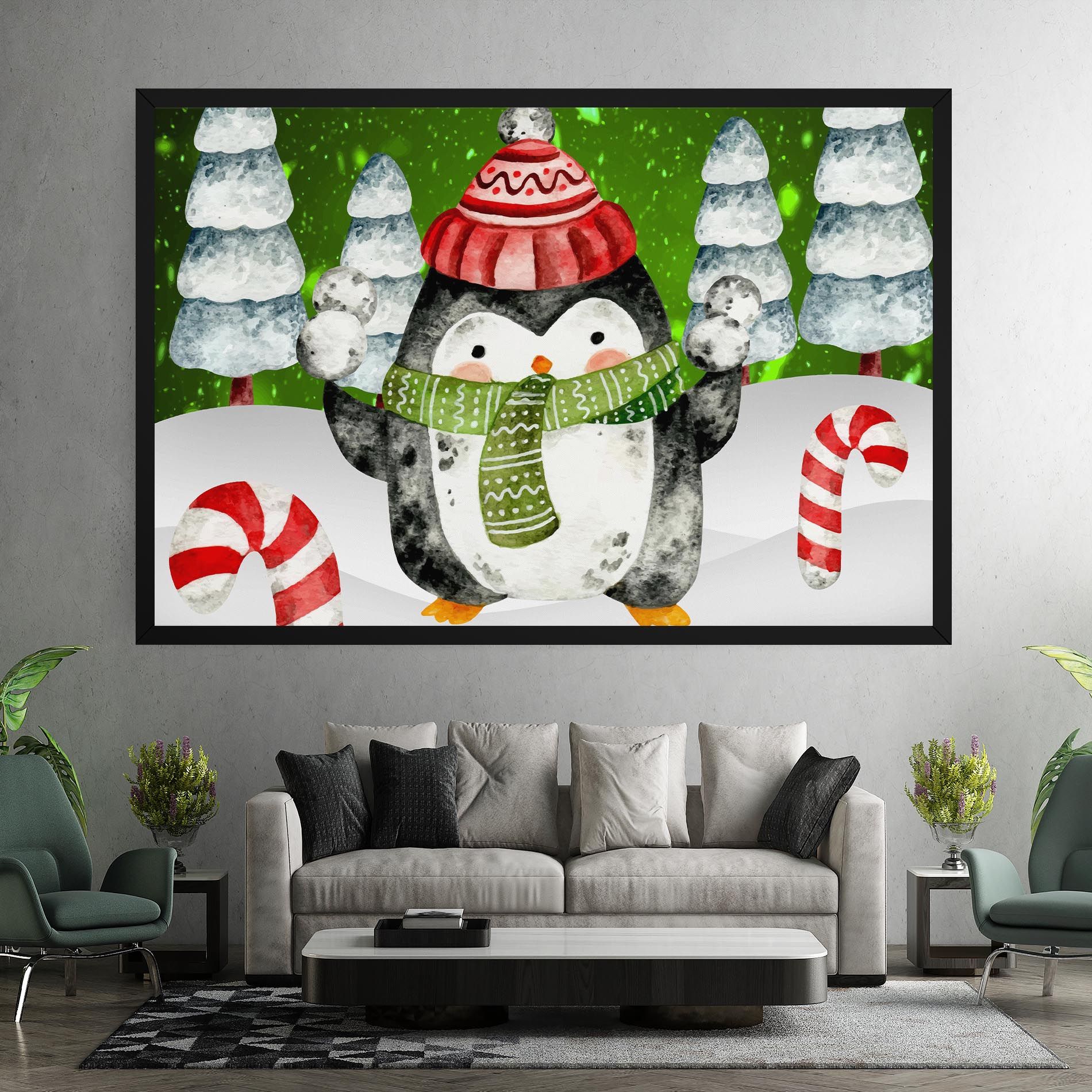 Green Pinguin mockup 7