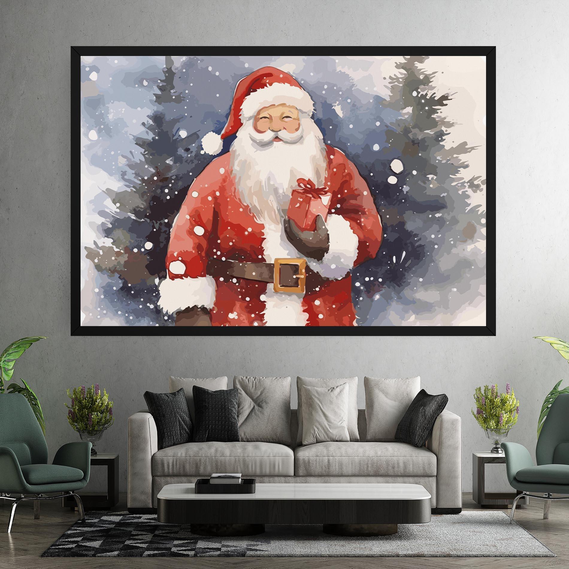 Tablou Canvas Holding Gift mockup 7