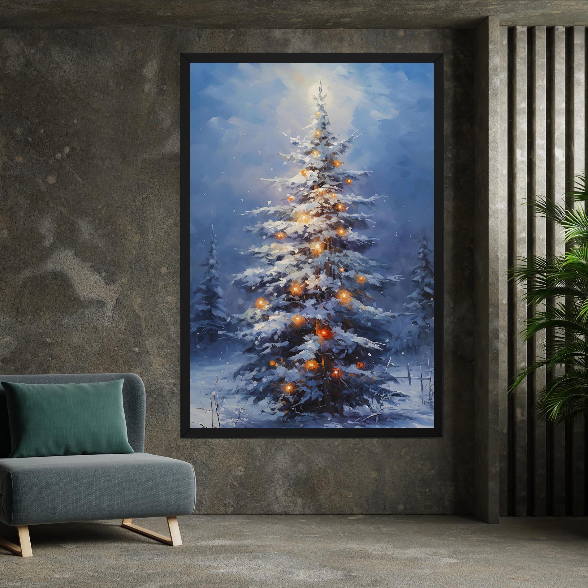 Tablou Canvas Tall Slender Tree mockup 7