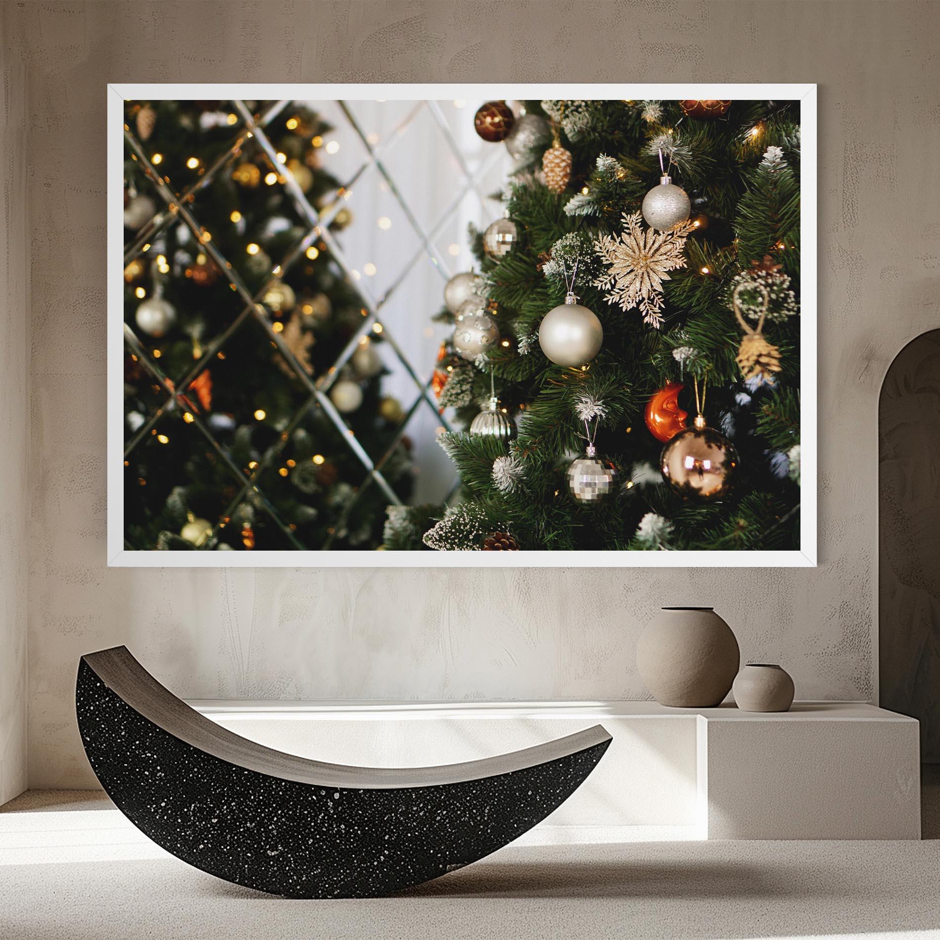 Tablou Canvas Christmas Decor Tree mockup 8