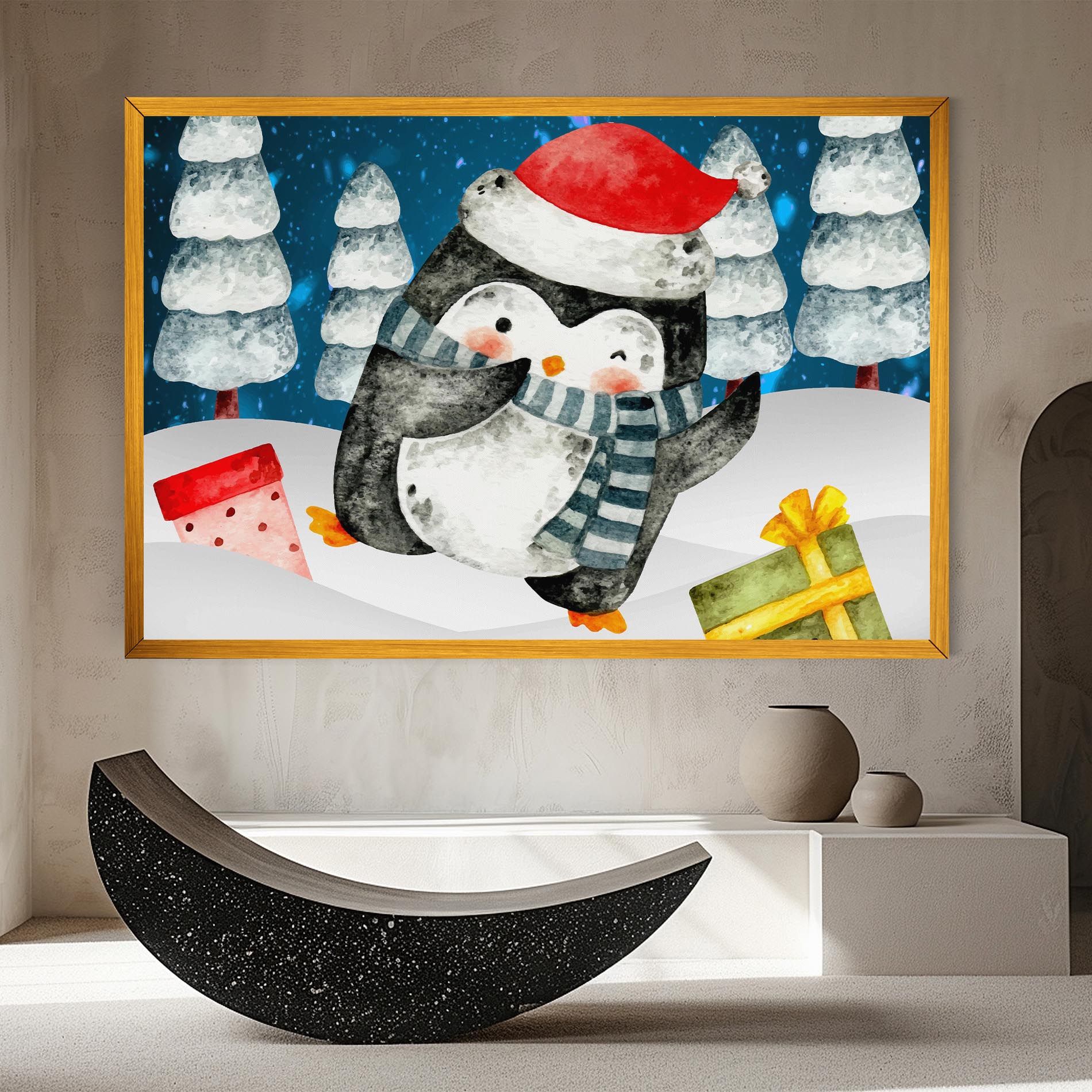 Blue Pinguin mockup 8