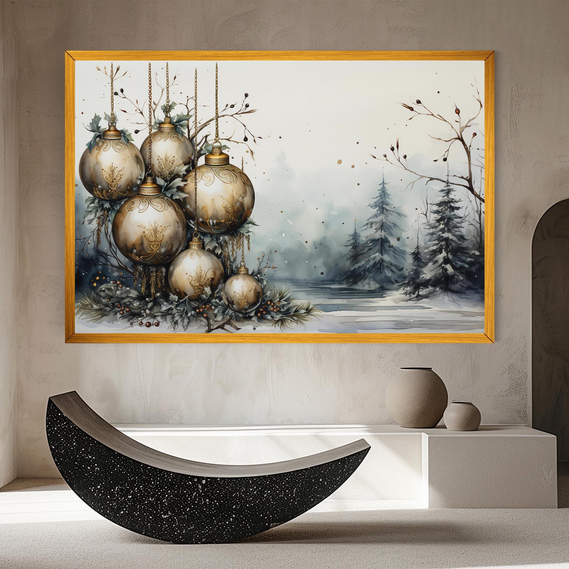 Tablou Canvas Christmas Art Paper mockup 8