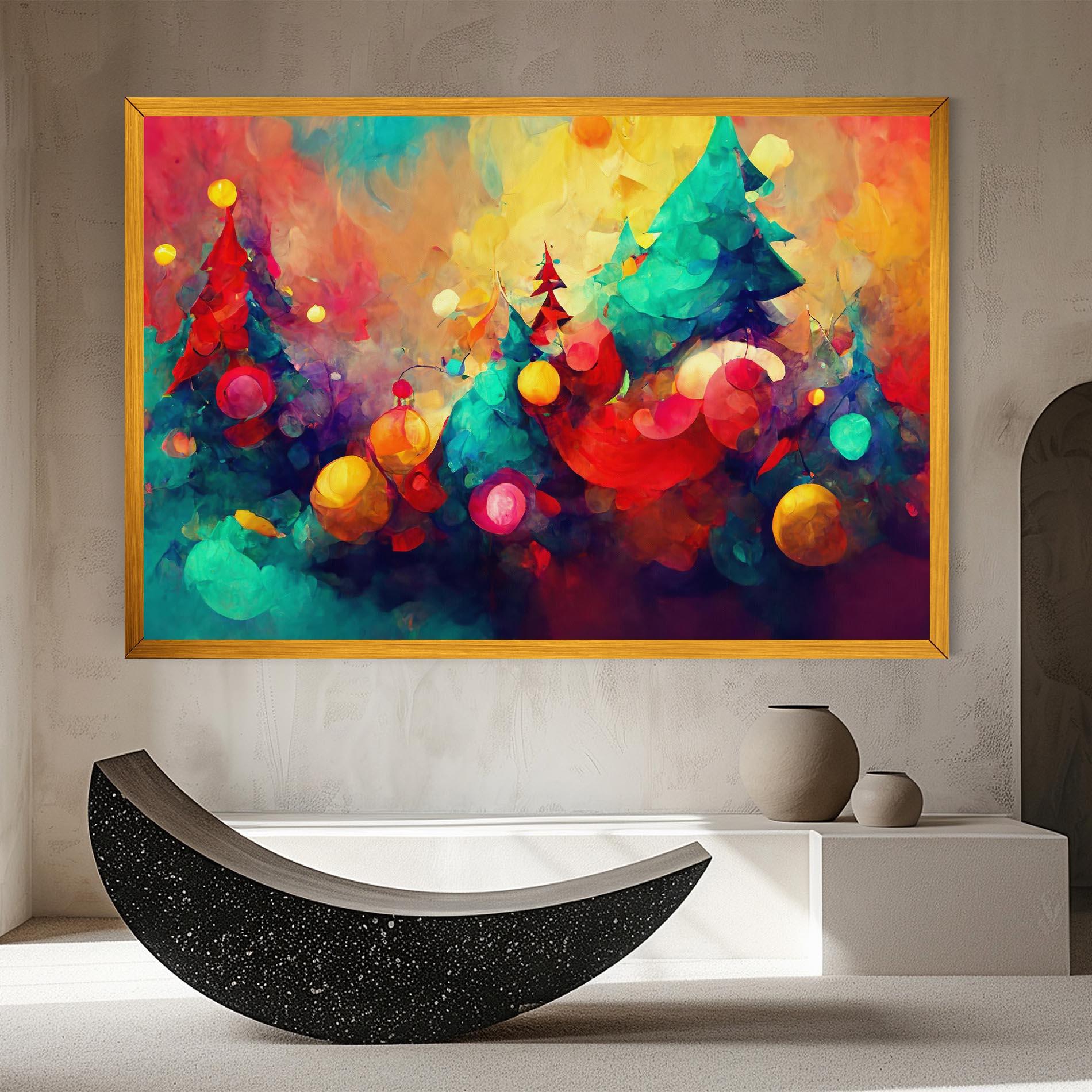 Tablou Canvas Colorfull Winter mockup 8