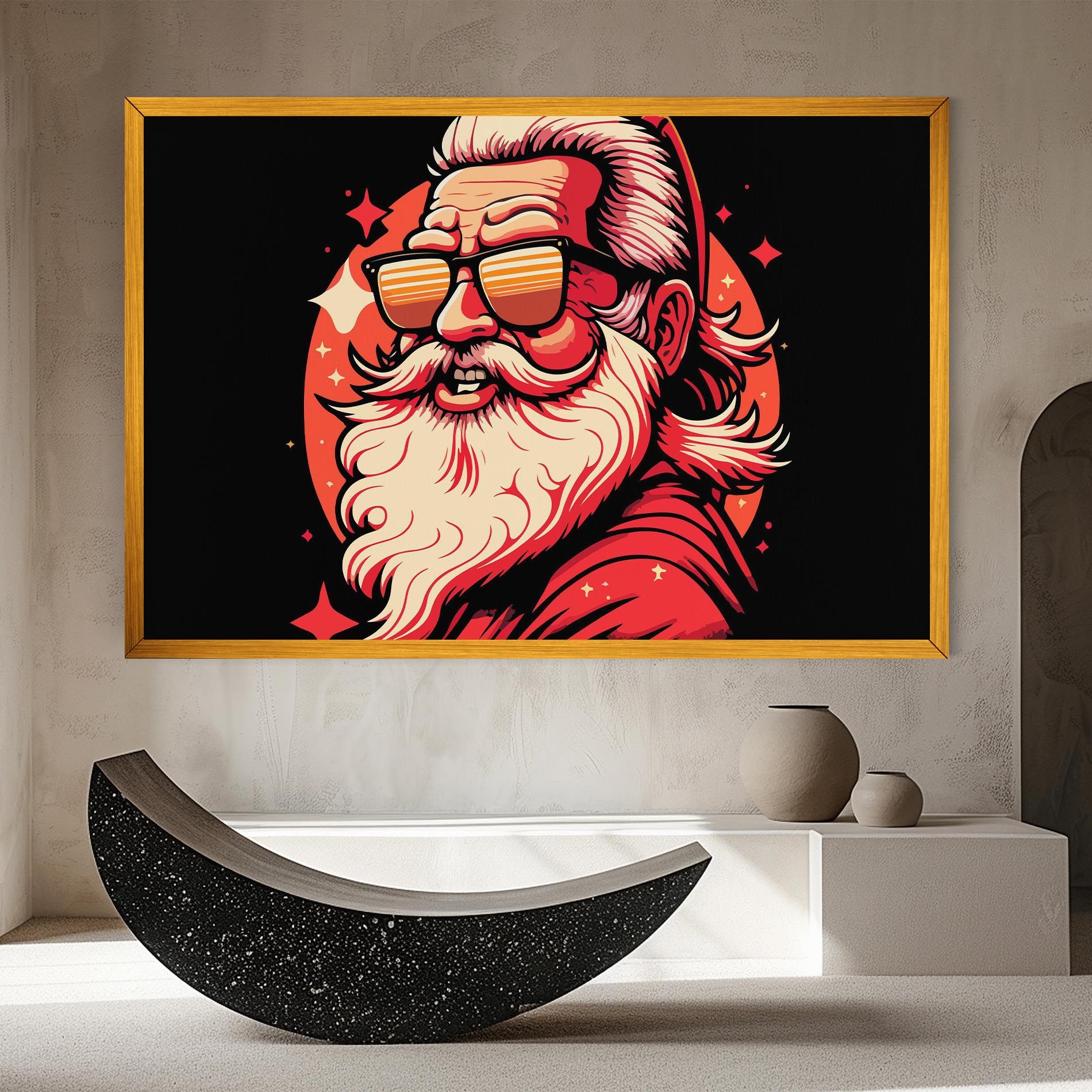 Glasses Santa mockup 8