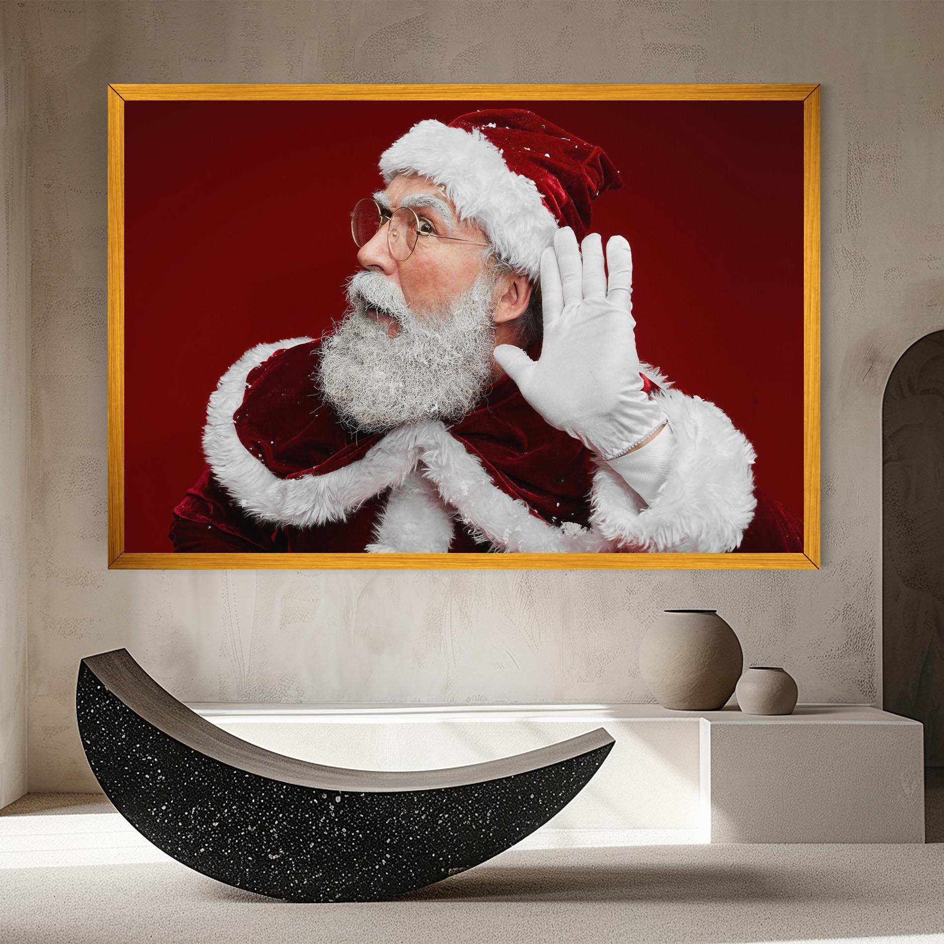 Tablou Canvas Santa Cant Hear You mockup 8