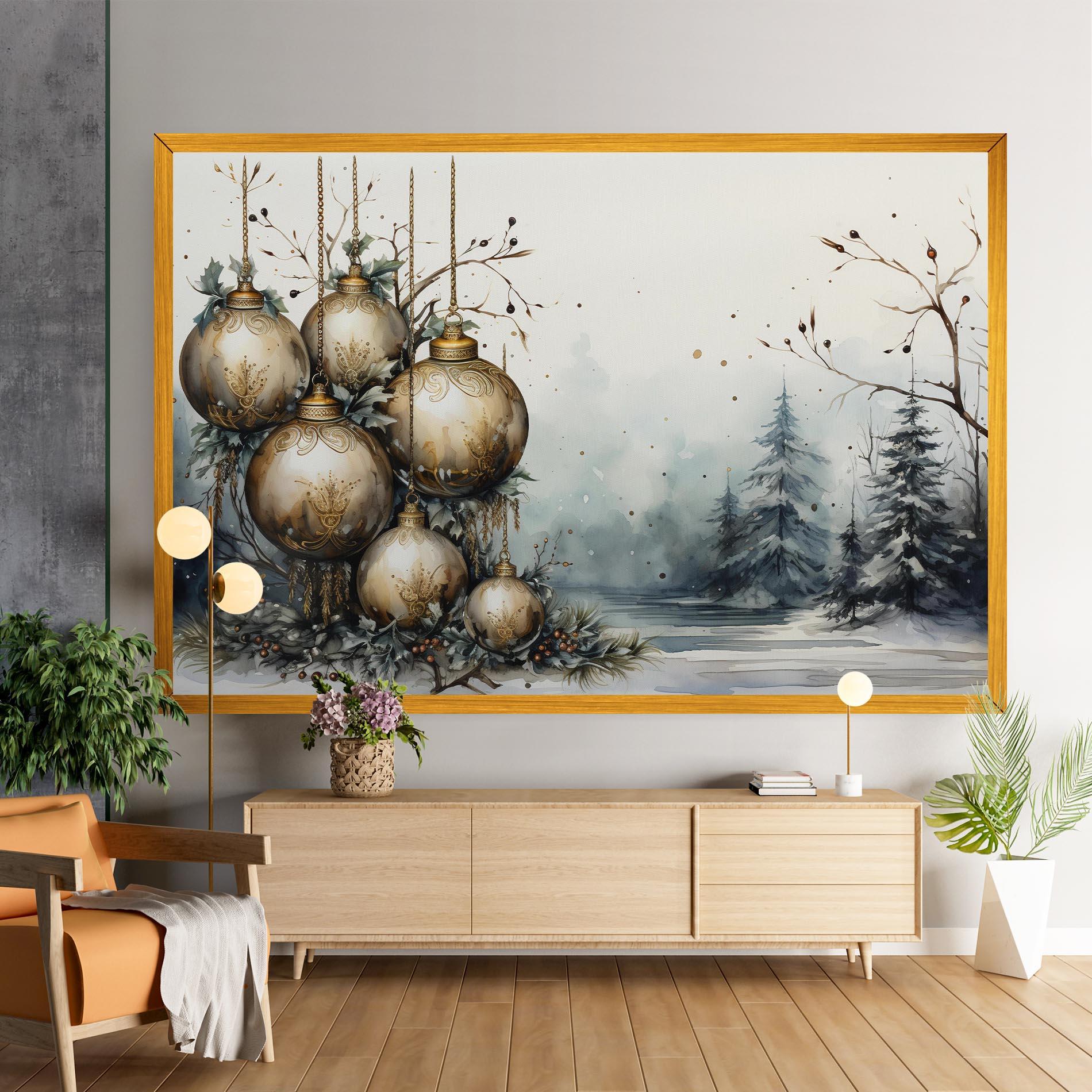 Tablou Canvas Christmas Art Paper mockup 9