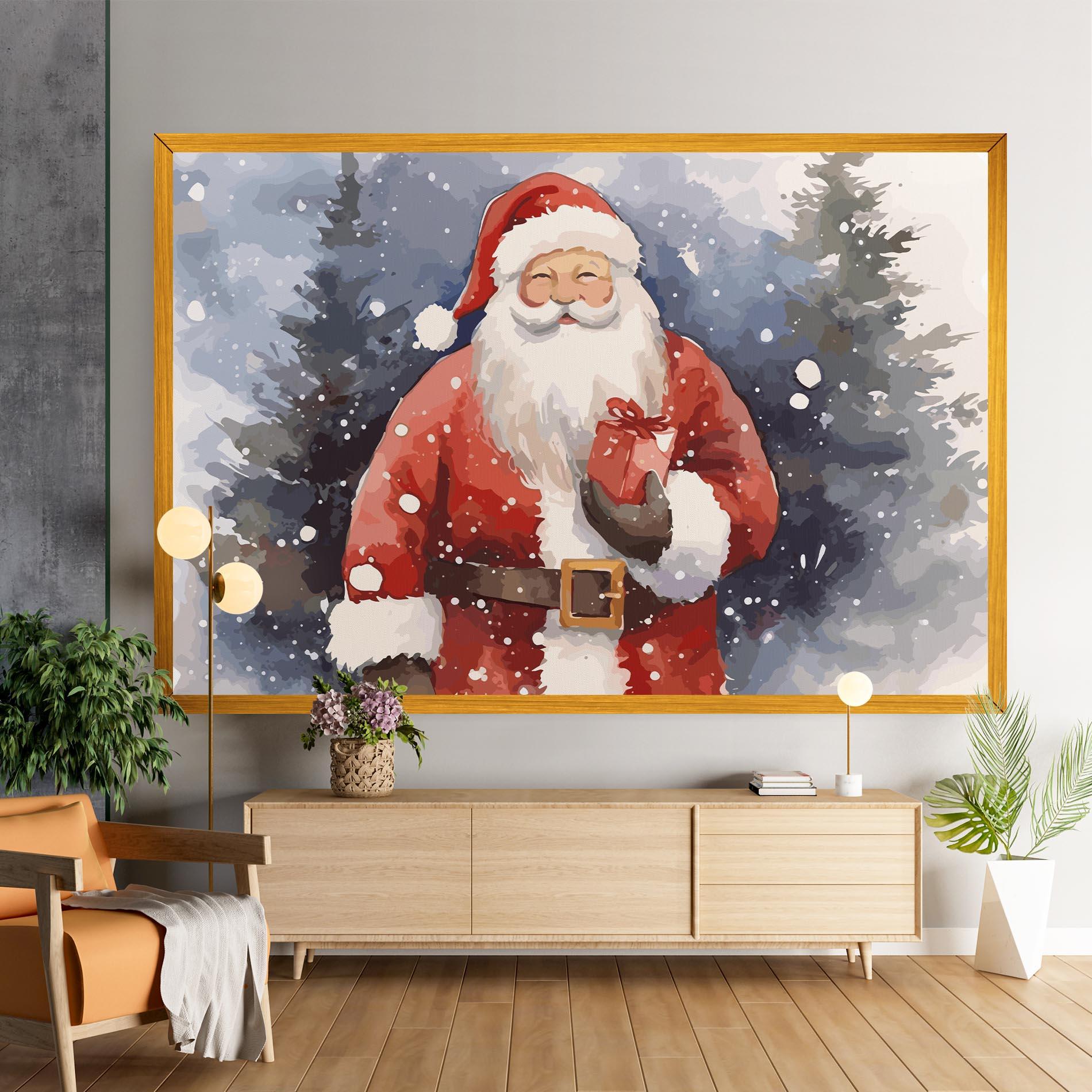 Tablou Canvas Holding Gift mockup 9