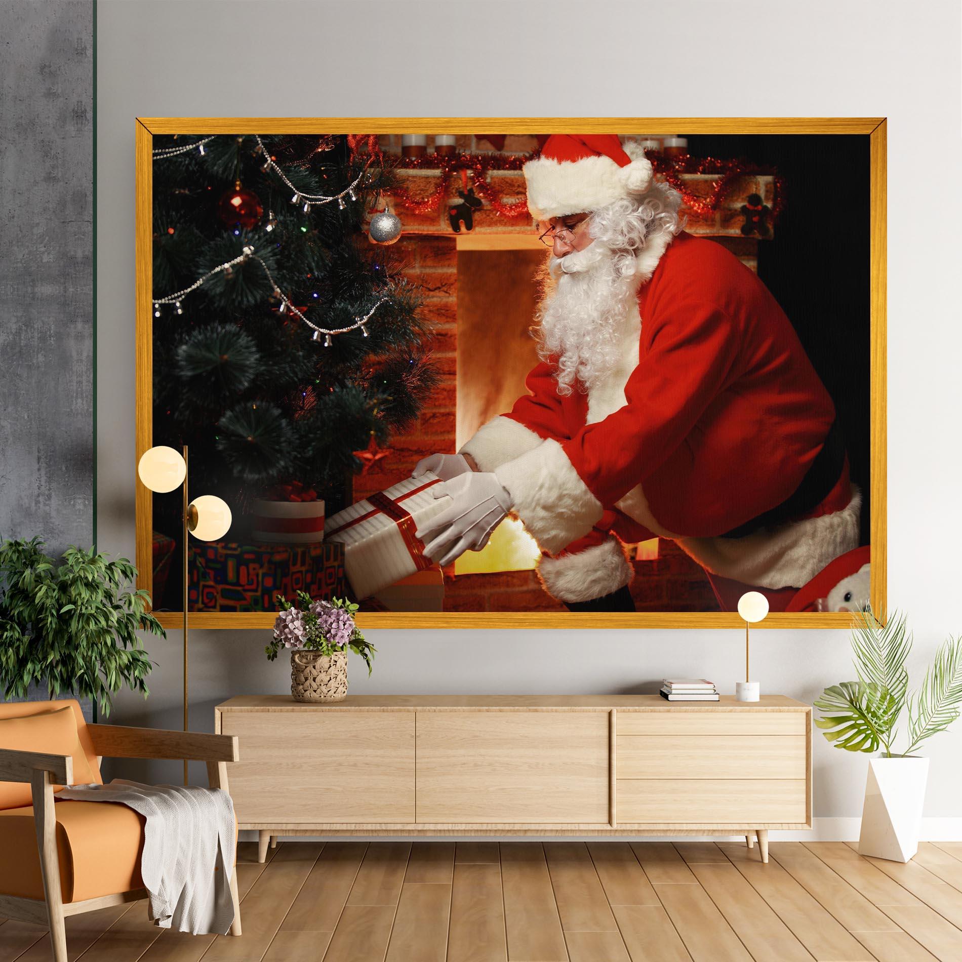 Tablou Canvas Santa Brought Gifts mockup 9